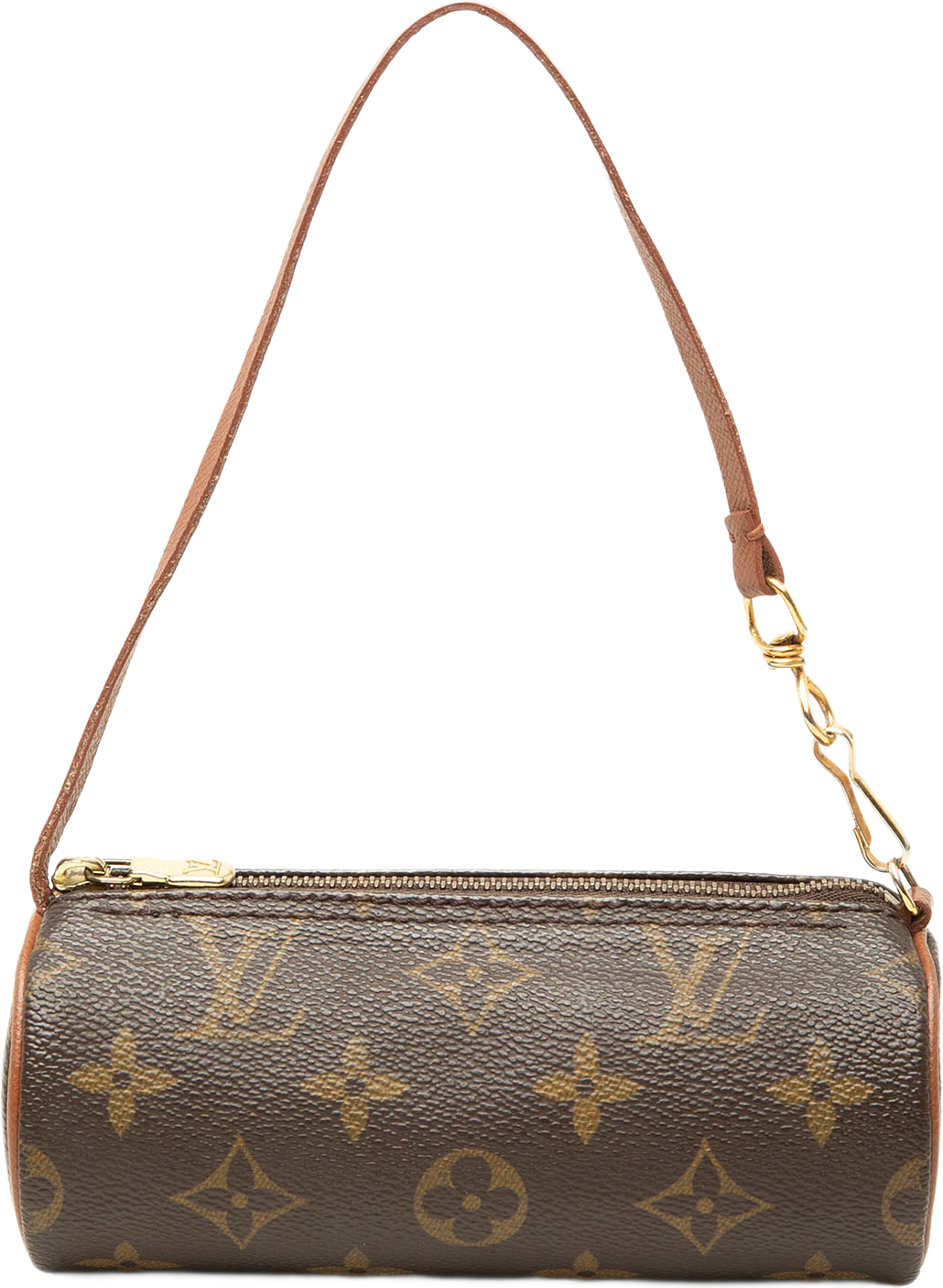 Louis Vuitton Monogram Papillon Pochette, från Luxclusif, i färgen brun. Klicka för att öppna bilden i stort format