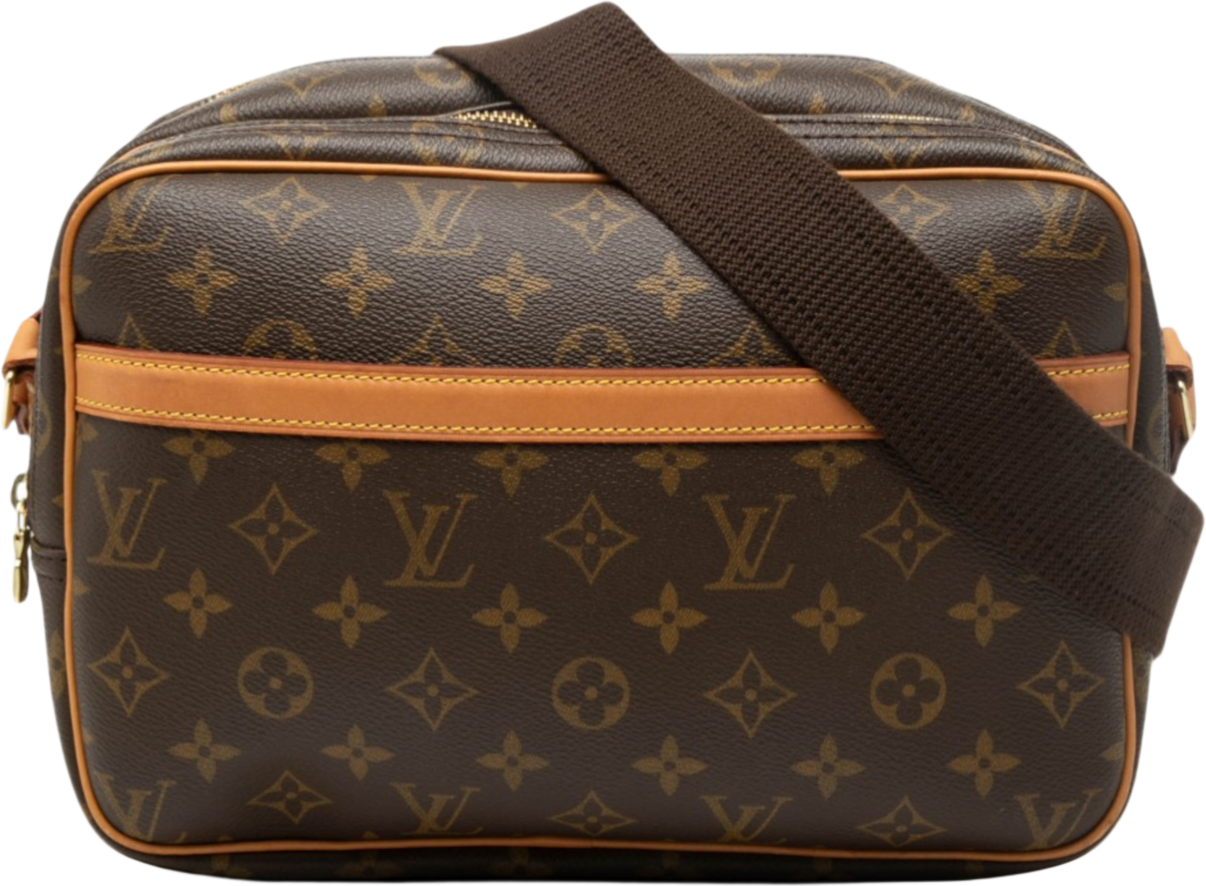 Louis Vuitton Monogram Reporter Pm, från Luxclusif, i färgen brown. Klicka för att öppna bilden i stort format