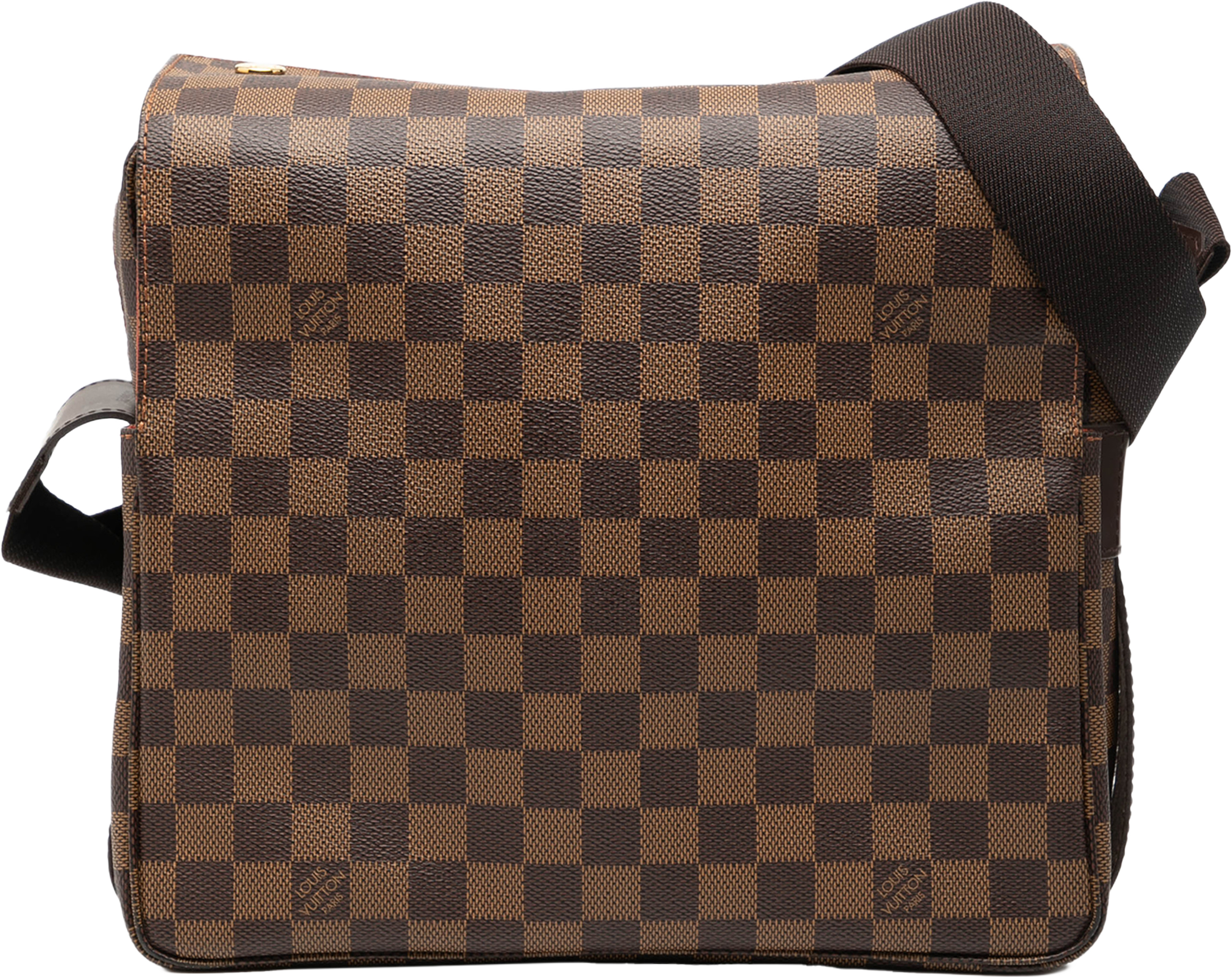 Louis Vuitton Damier Ebene Naviglio, från Luxclusif, i färgen brown. Klicka för att öppna bilden i stort format