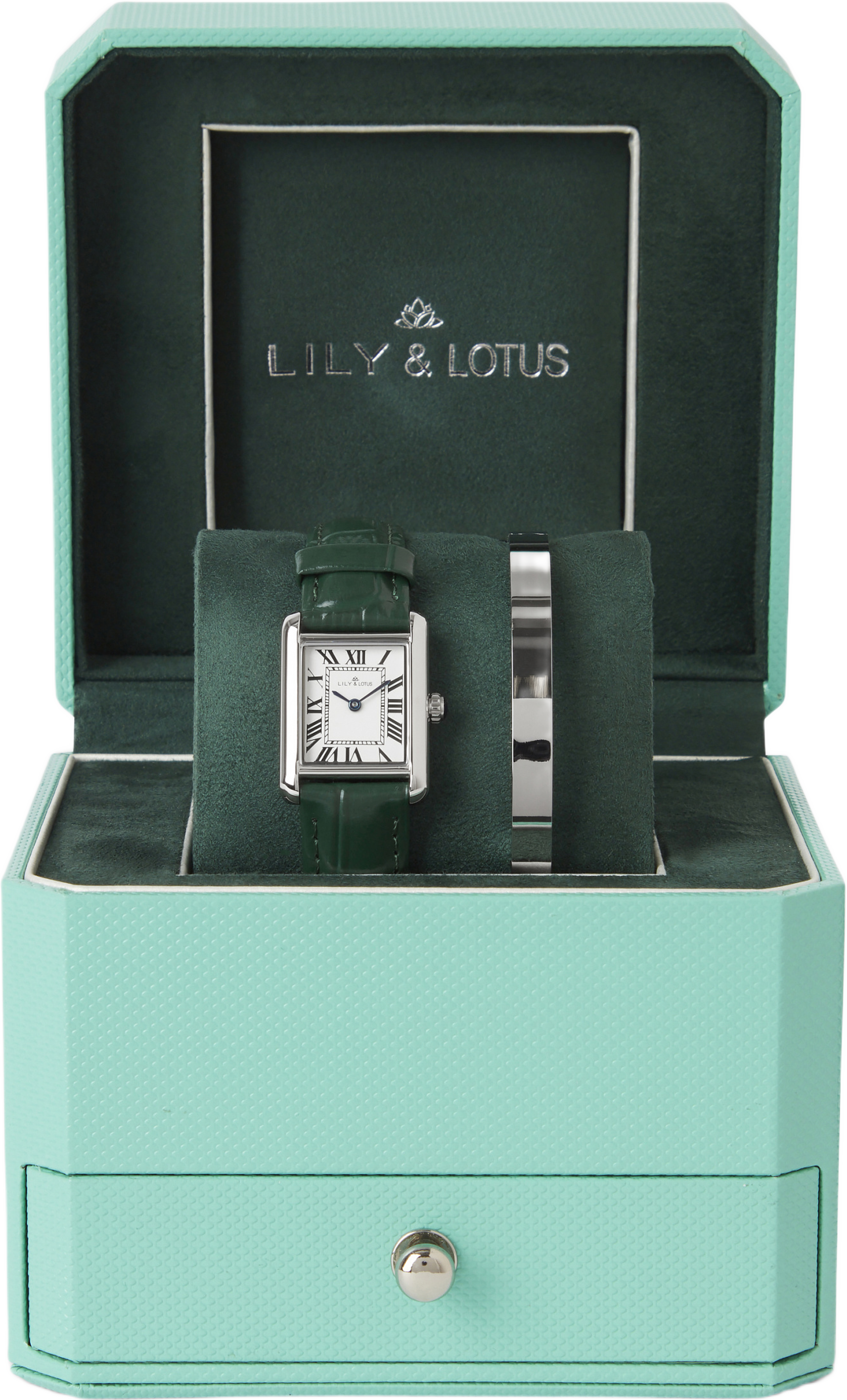 Klocka med läderarmband CM-220920