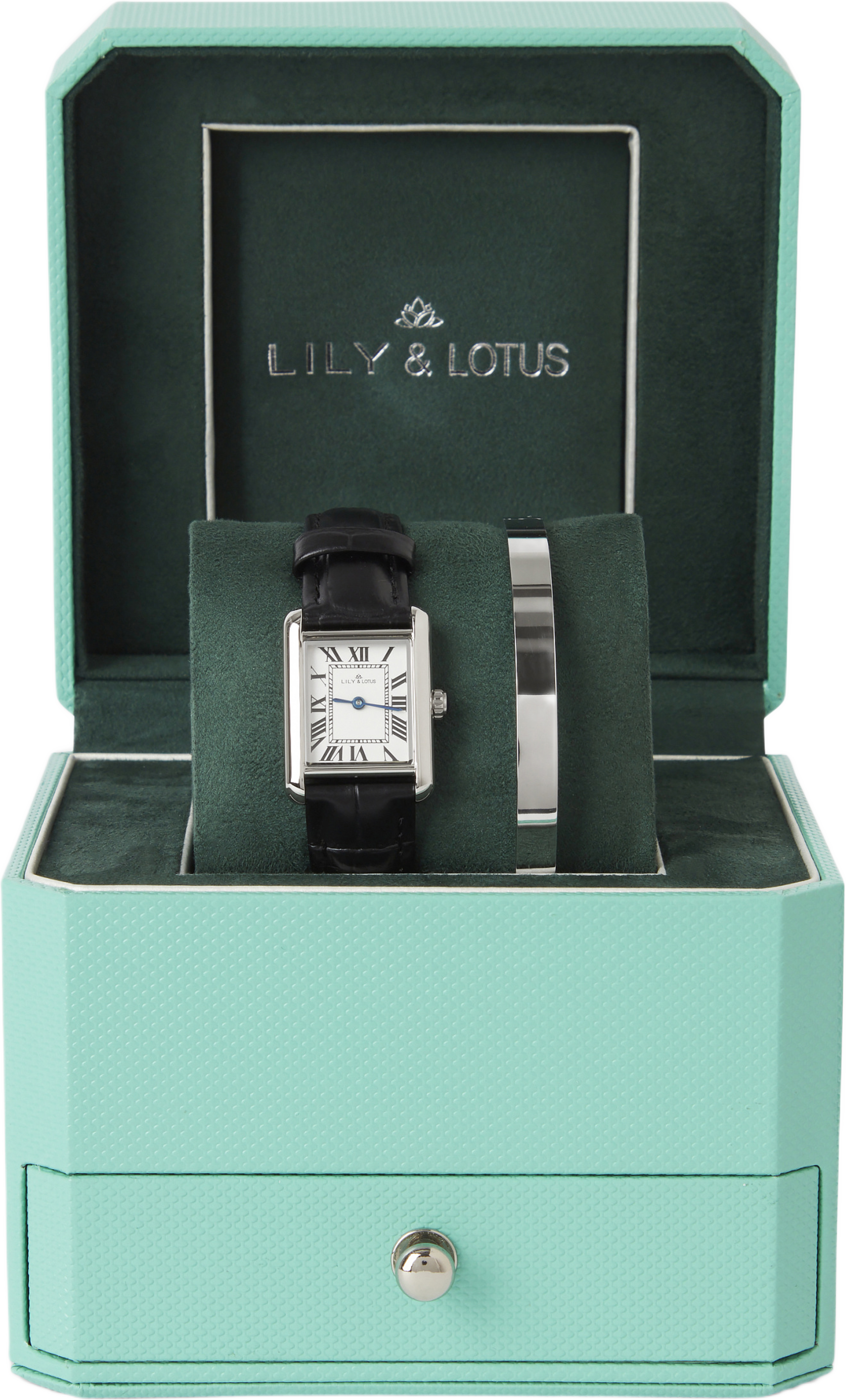 Klocka med läderarmband CM-220920