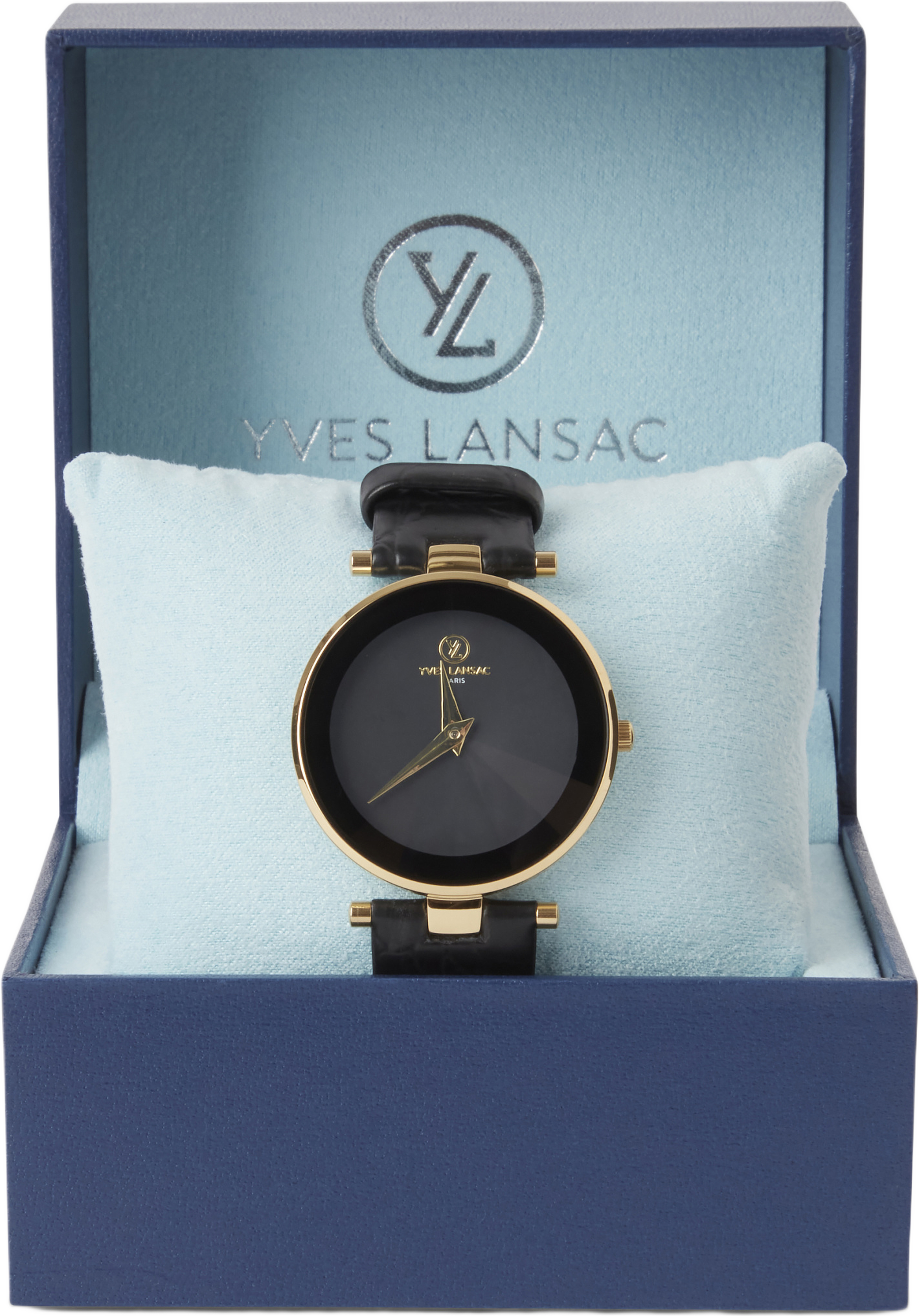 Klocka med läderarmband B8529B-257