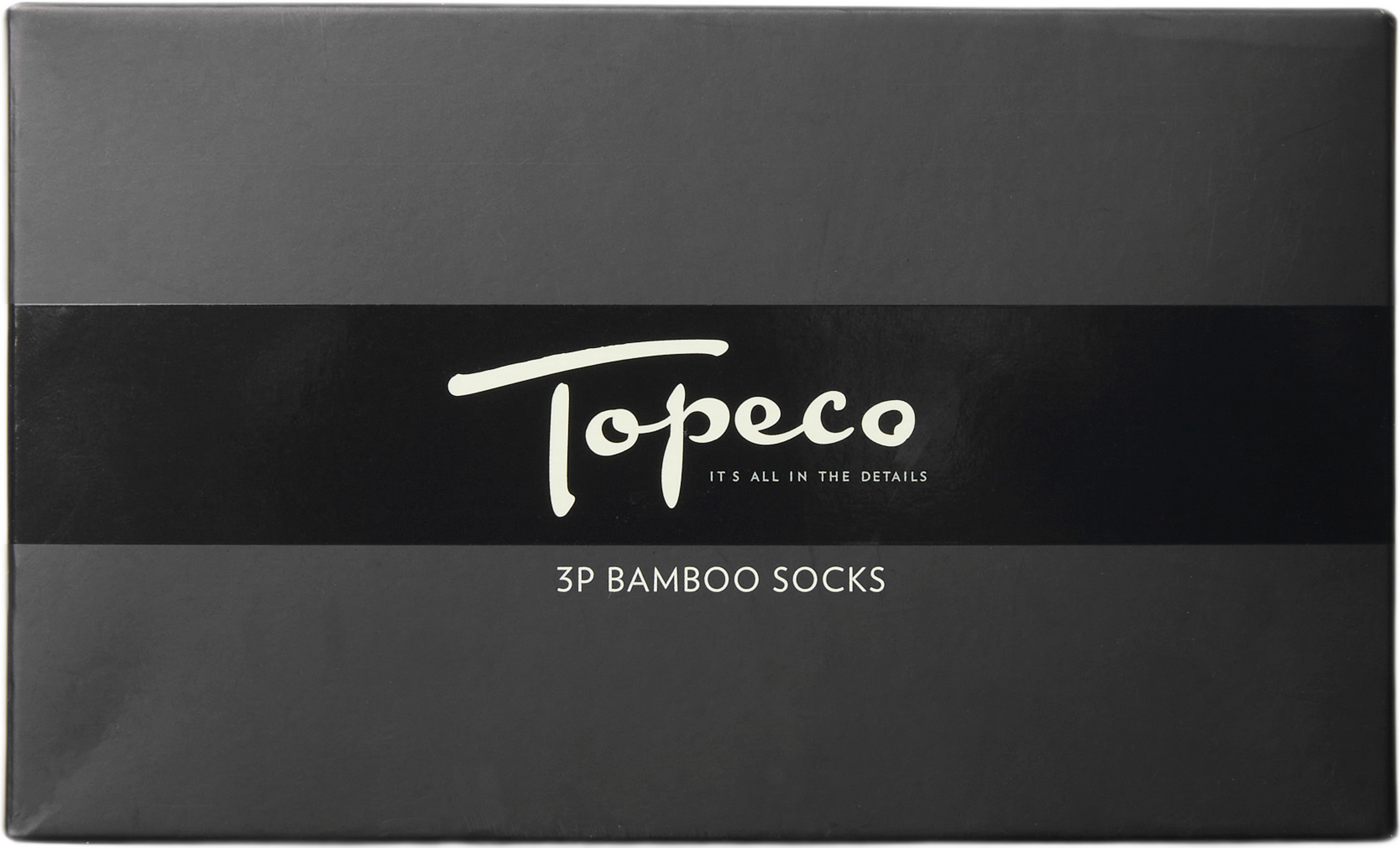 Strumpa 3-pack Bambuviscose i presentbox, från Topeco, i färgen Multicolor. Klicka för att öppna bilden i stort format