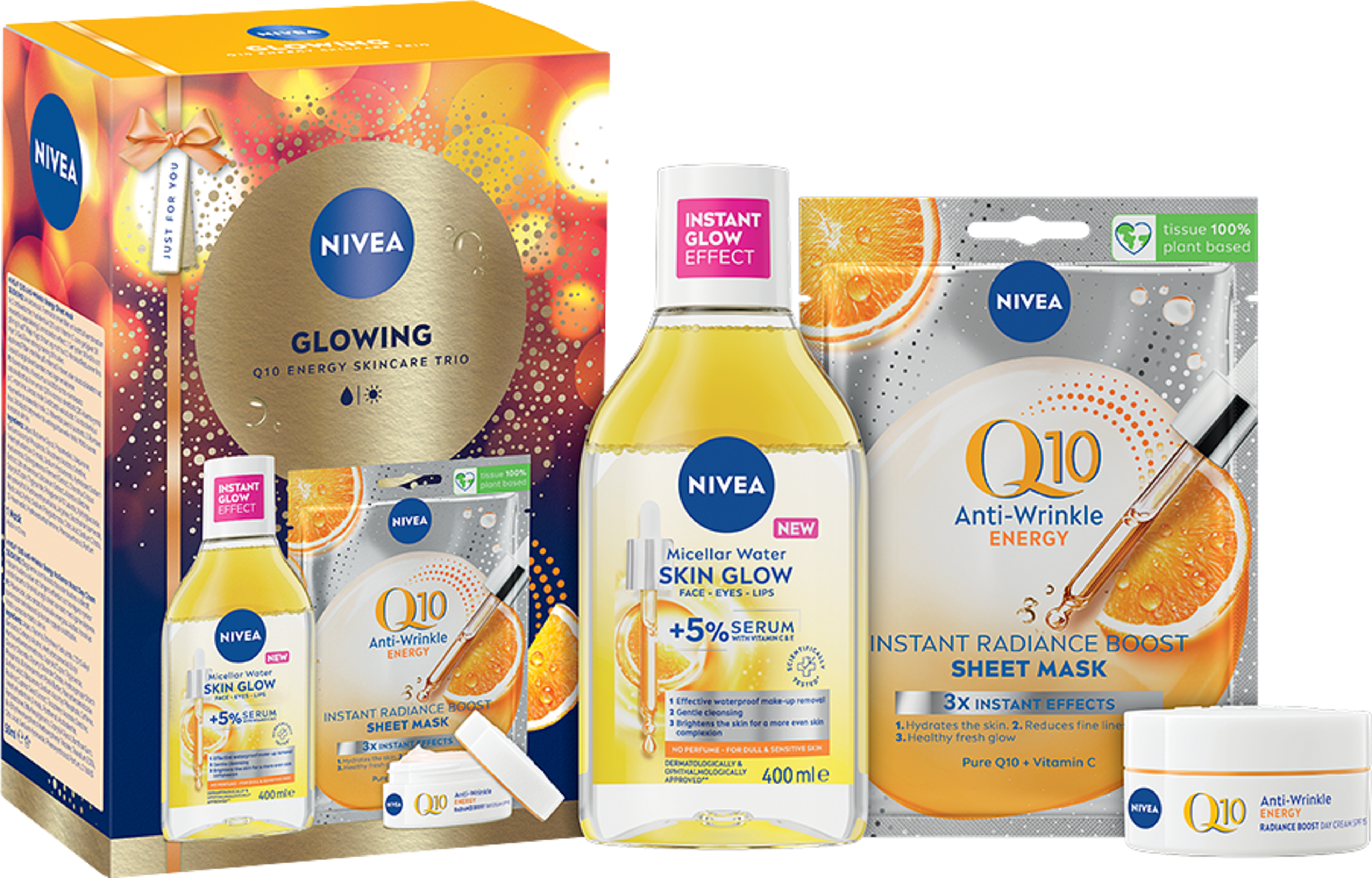 Presentbox Skin Glowing Giftpack 450 ml NIVEA, från NIVEA.