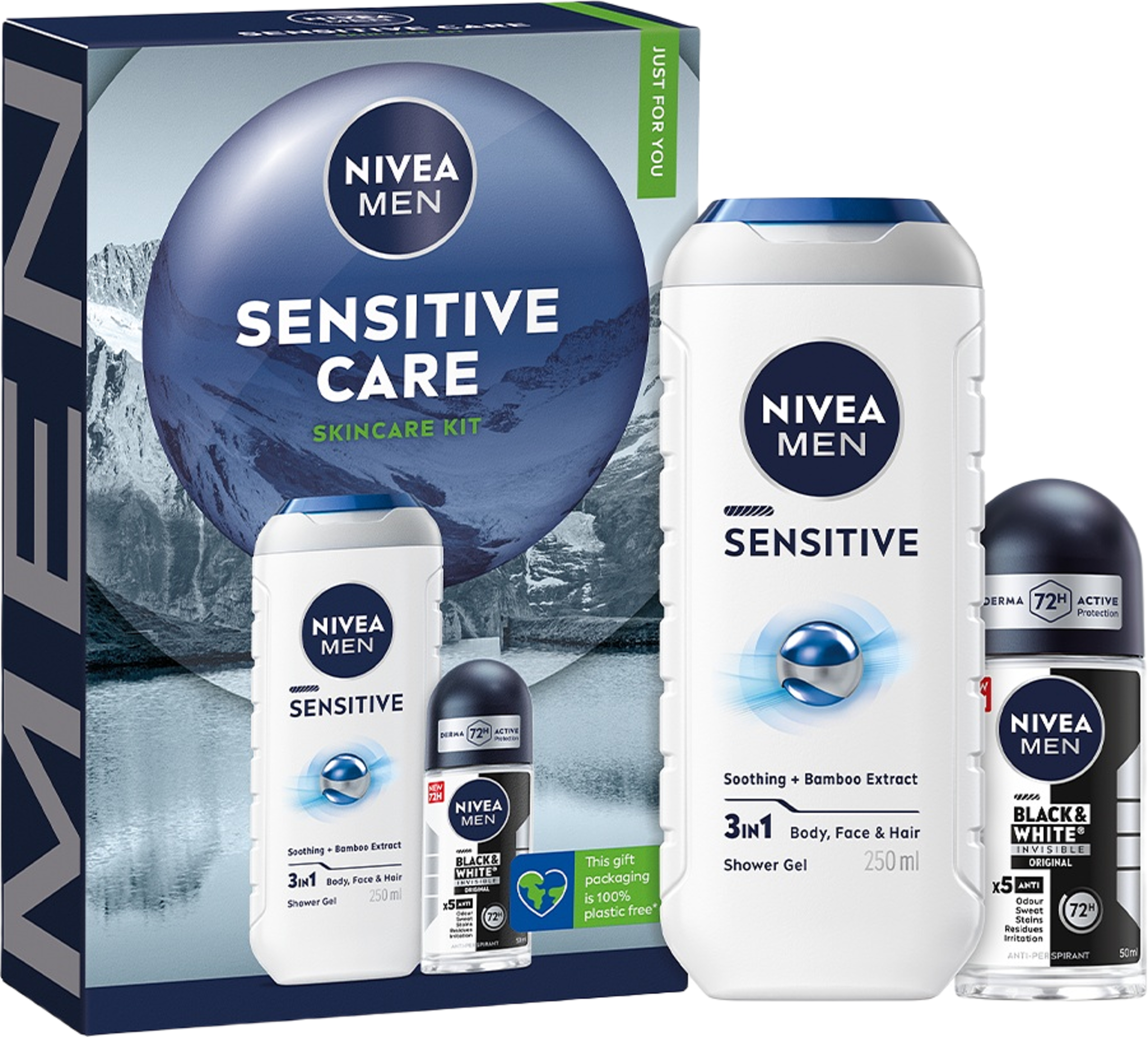 Presentbox Sensitive Care Giftpack 300 ml NIVEA MEN, från NIVEA.
