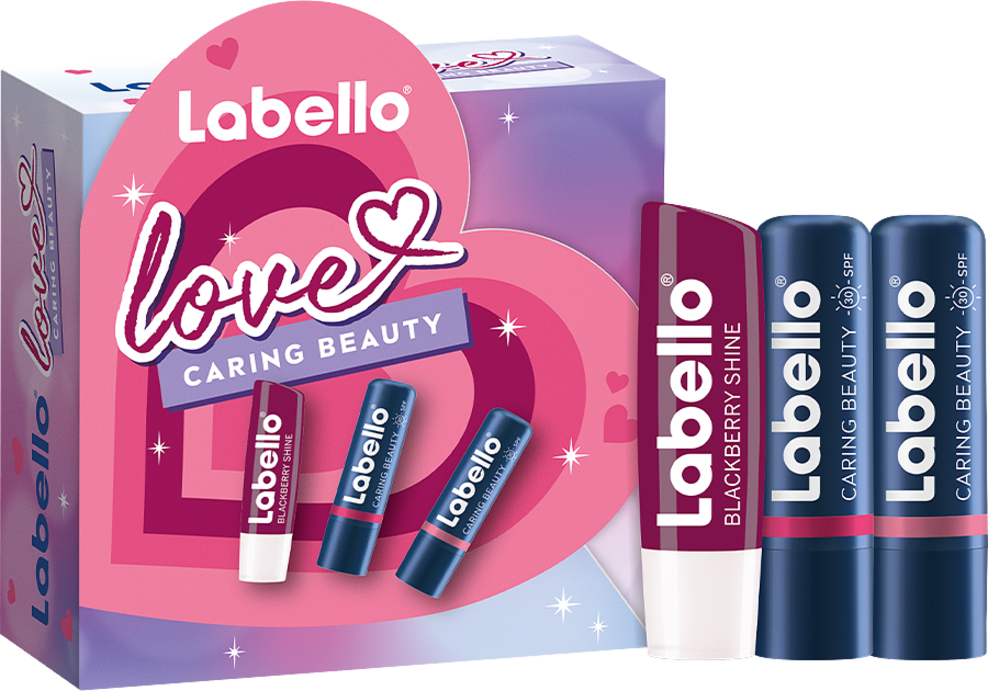 Presentbox Caring Beauty Giftpack 14,4 g Labello, från Labello.