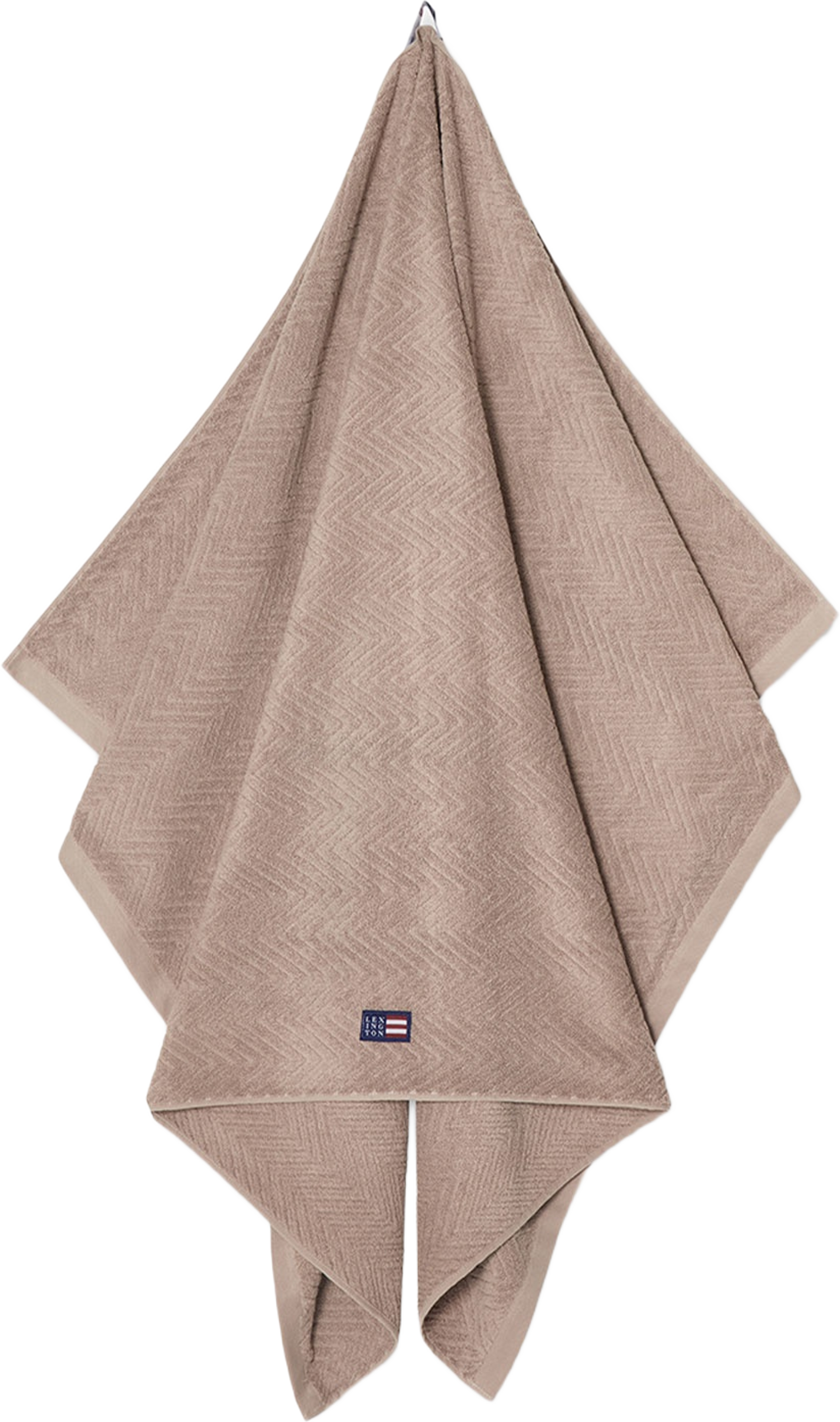 Herringbone Towel Chocolate, från Lexington, i färgen Chocolate.