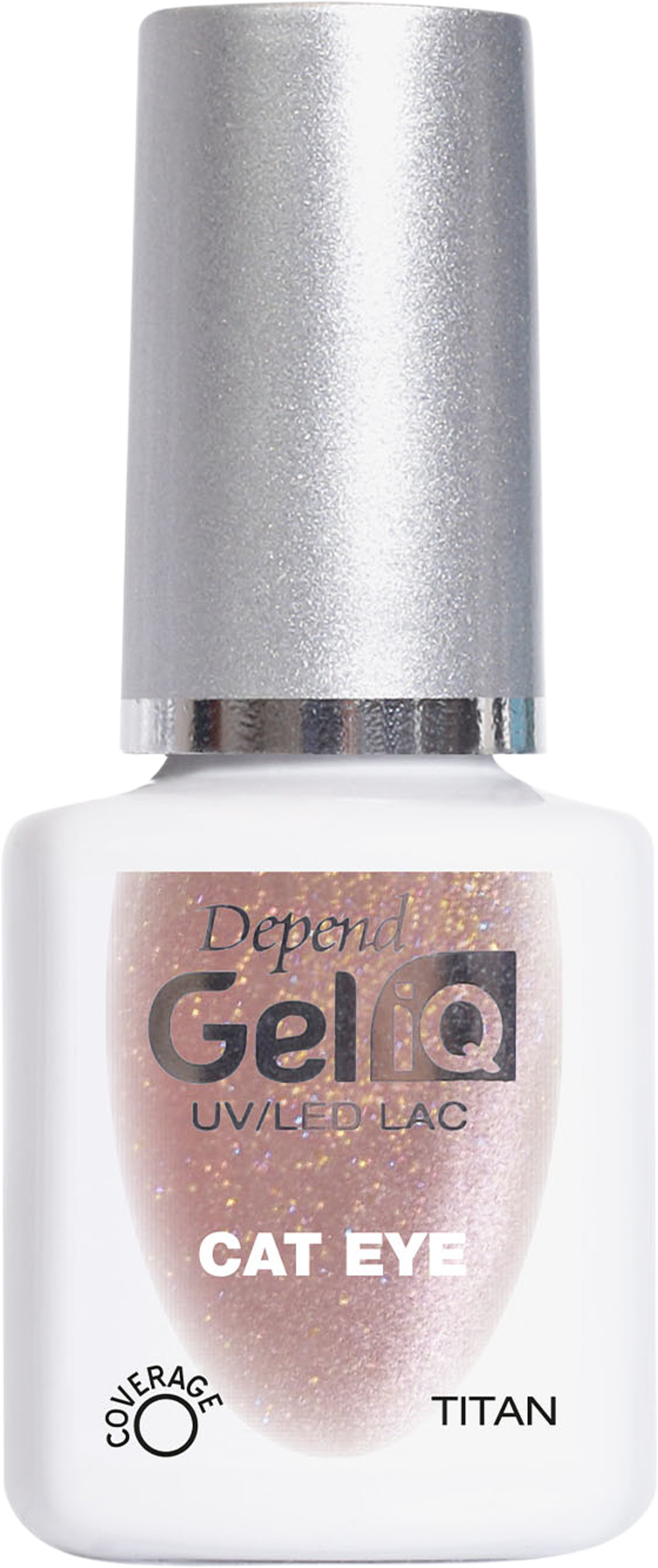 Gel iQ Effect Cat Eye, från Depend, i färgen Titan. Klicka för att öppna bilden i stort format