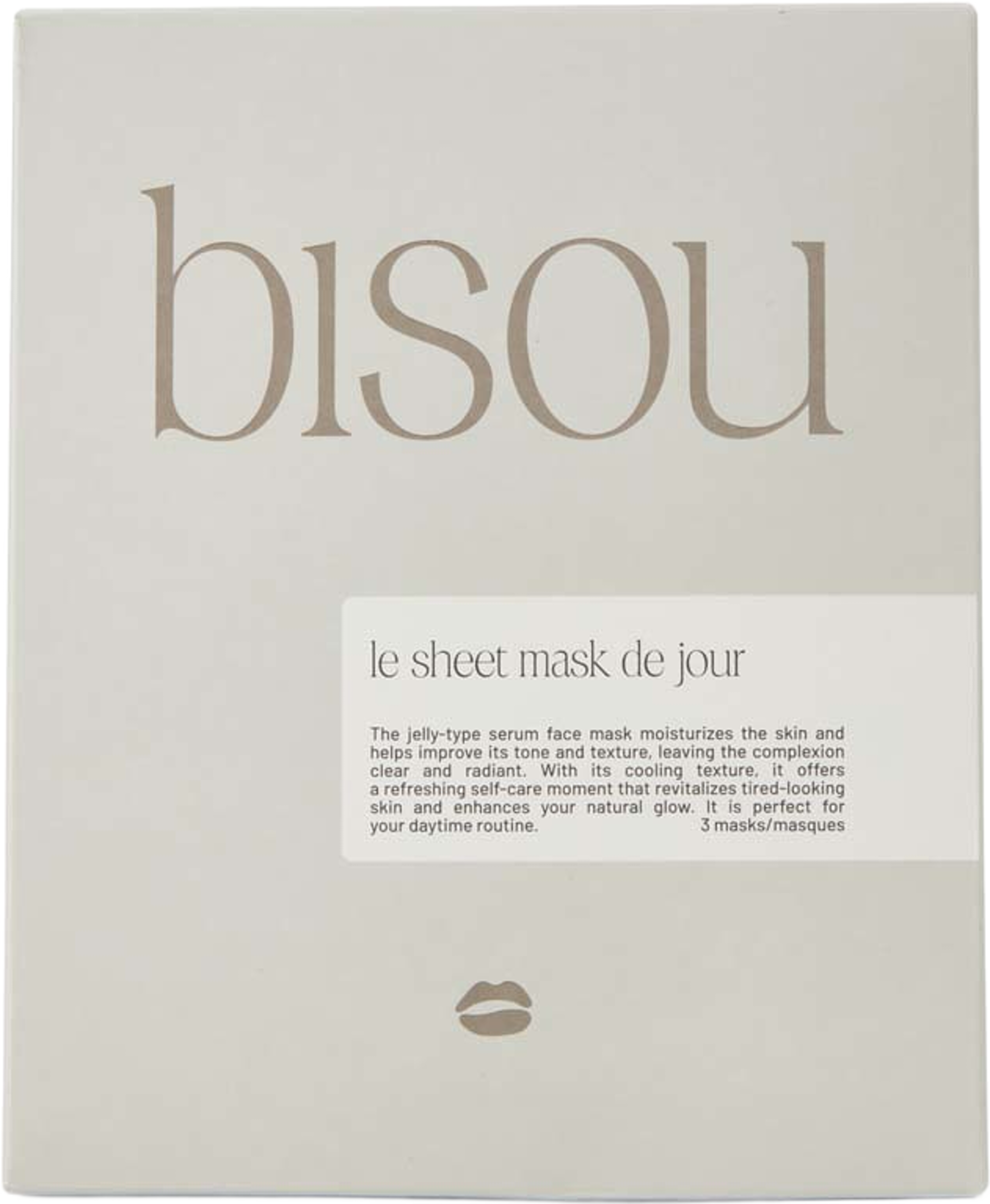 Le Sheet Mask De Jour, 3 pcs, från BISOU. Klicka för att öppna bilden i stort format
