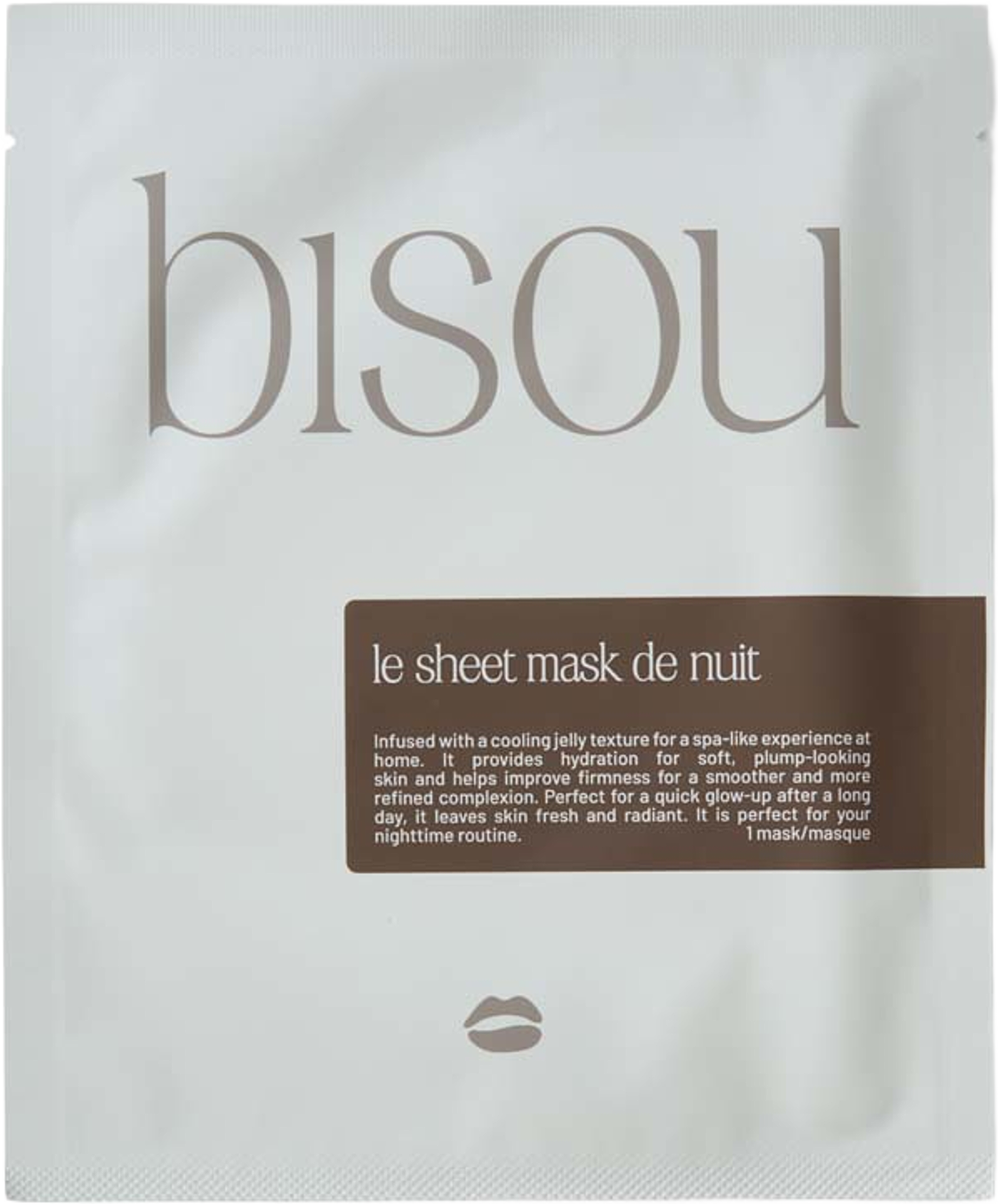 Le Sheet Mask De Nui, 3 pcs, från BISOU. Klicka för att öppna bilden i stort format