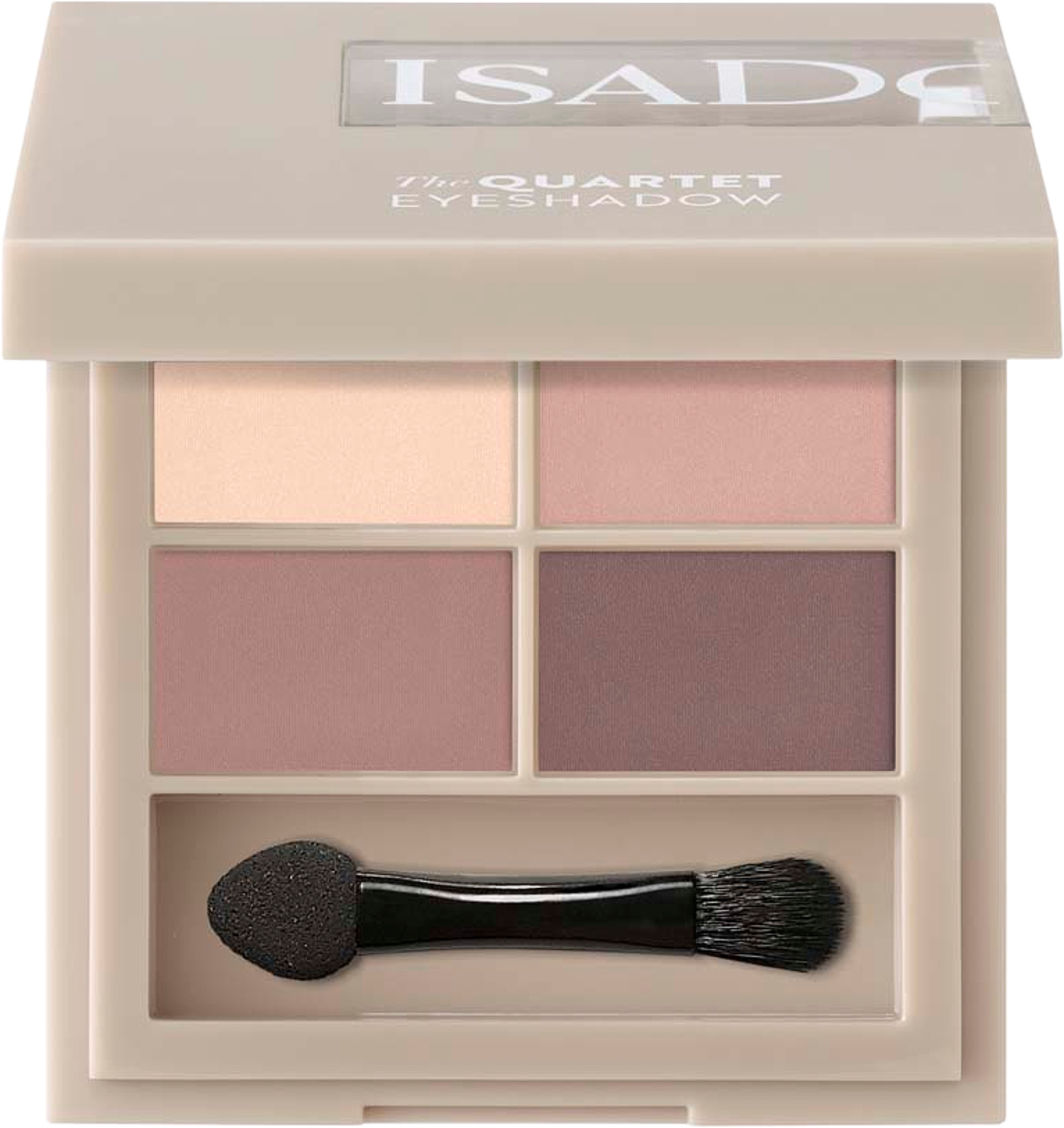 The Eyeshadow Quartet, från IsaDora, i färgen Muddy Nudes. Klicka för att öppna bilden i stort format