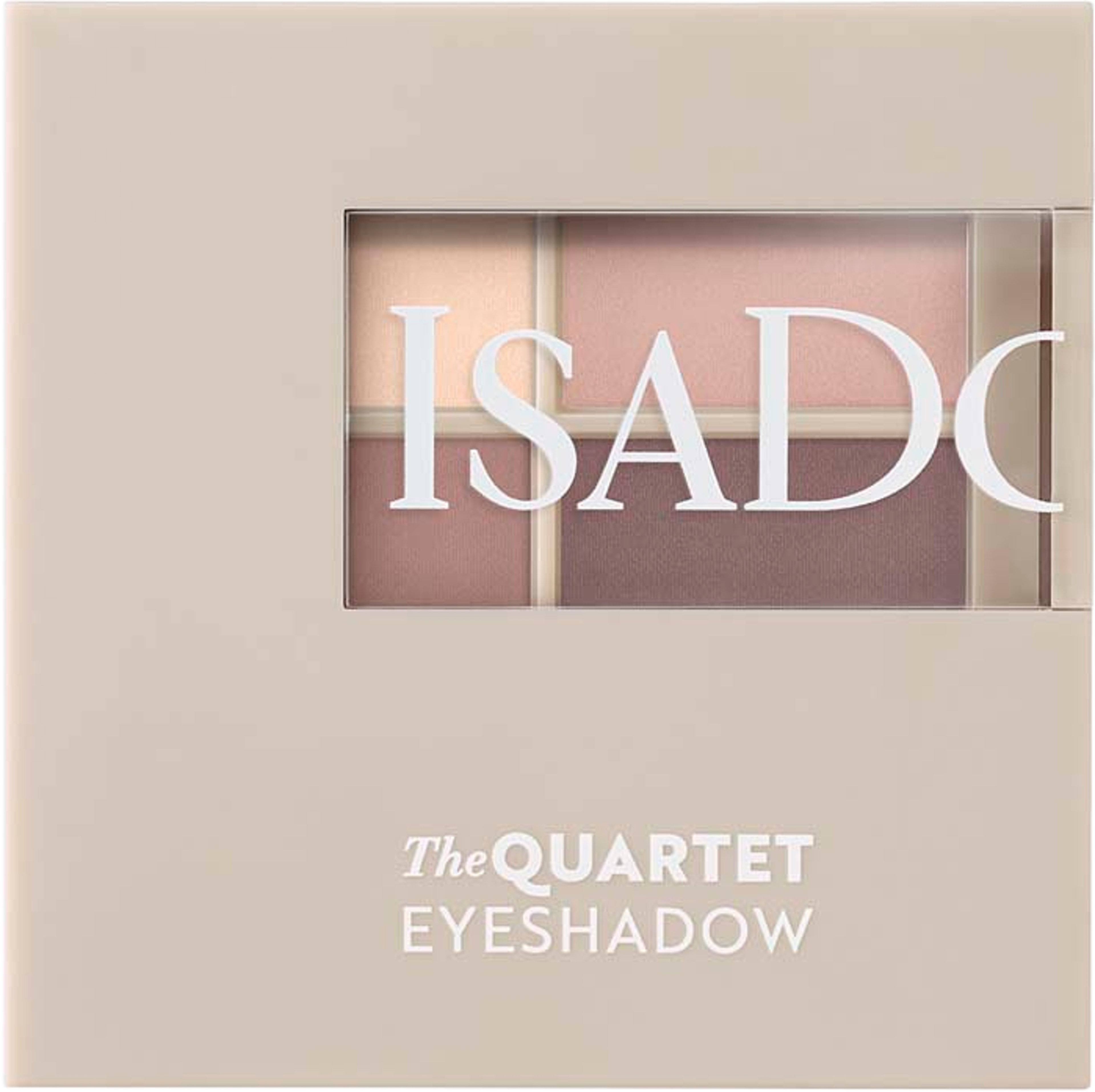 The Eyeshadow Quartet, från IsaDora, i färgen Muddy Nudes. Klicka för att öppna bilden i stort format