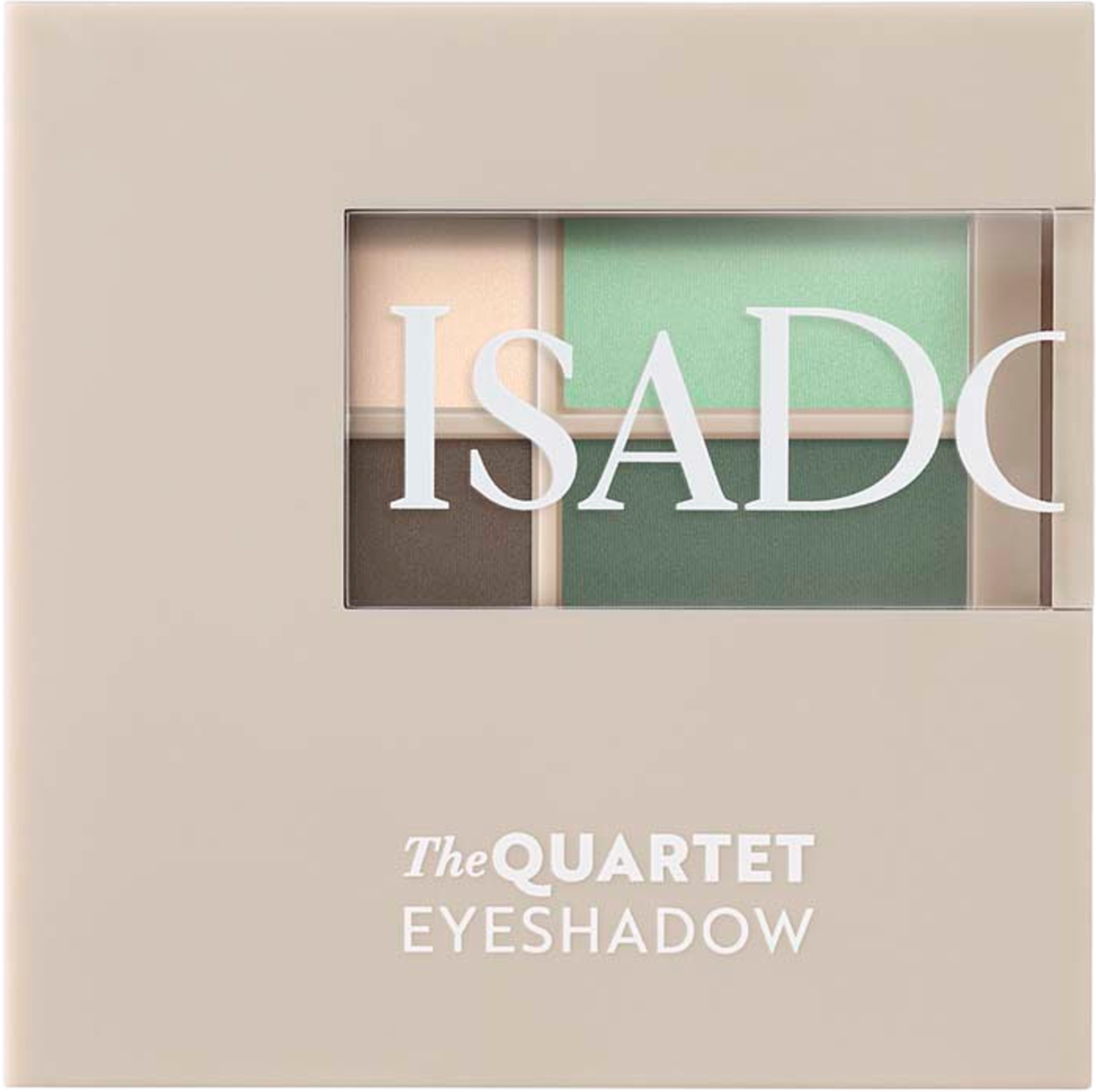 The Eyeshadow Quartet, från IsaDora, i färgen Neo Mint. Klicka för att öppna bilden i stort format