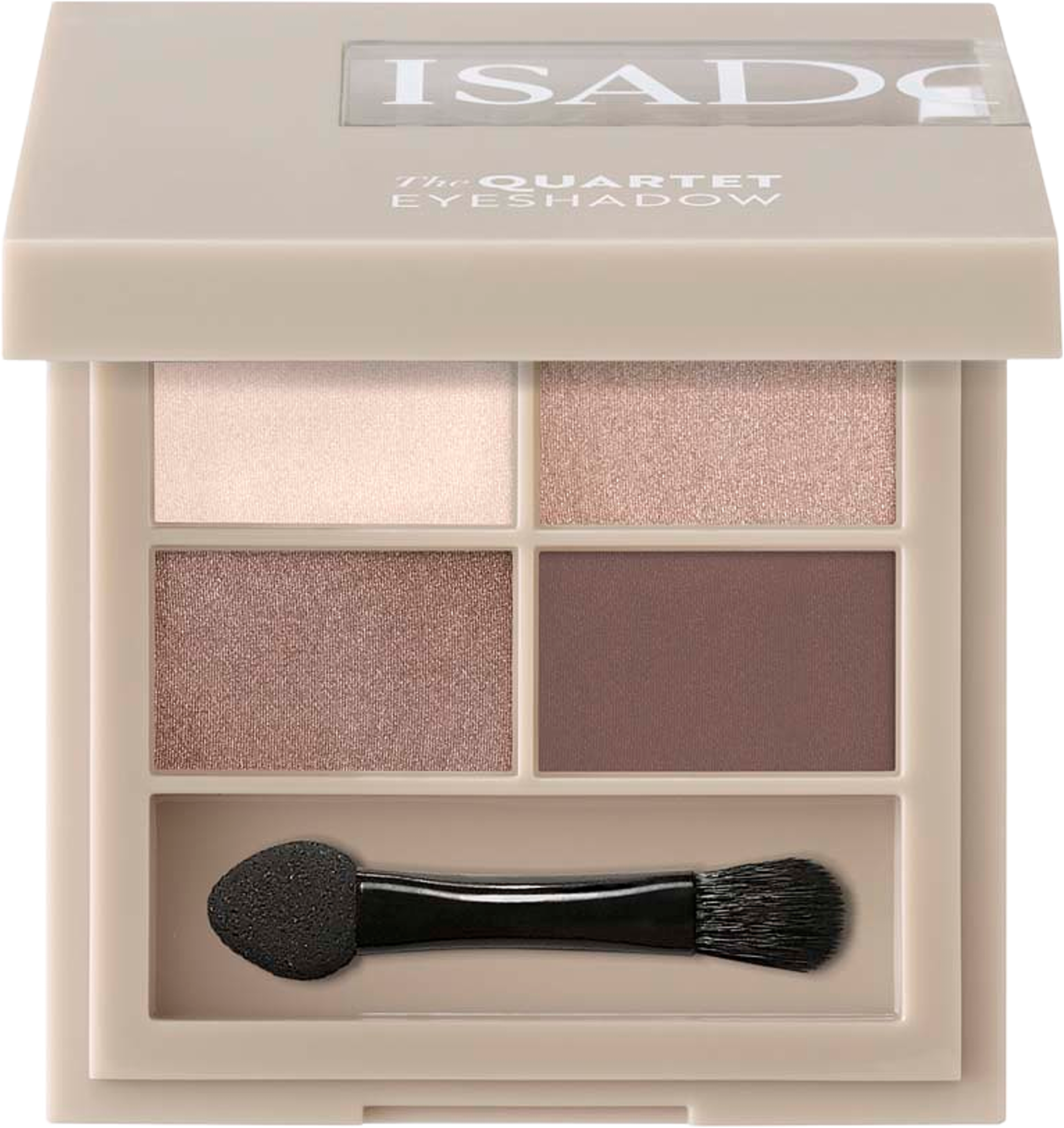 The Eyeshadow Quartet, från IsaDora, i färgen Cappuccino. Klicka för att öppna bilden i stort format