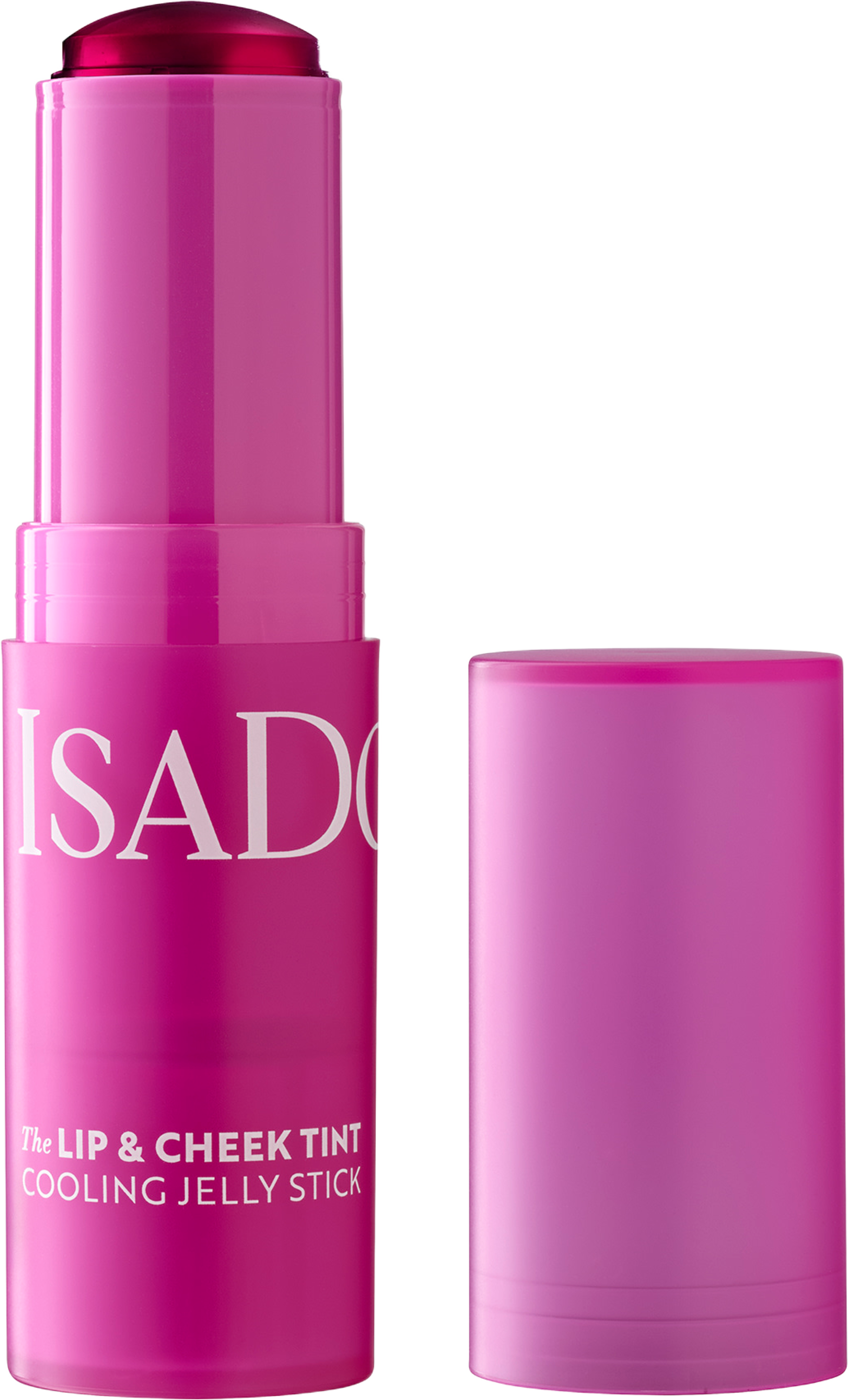 The Lip & Cheek Tint Cooling Jelly Stick, från IsaDora, i färgen Berry Pink. Klicka för att öppna bilden i stort format
