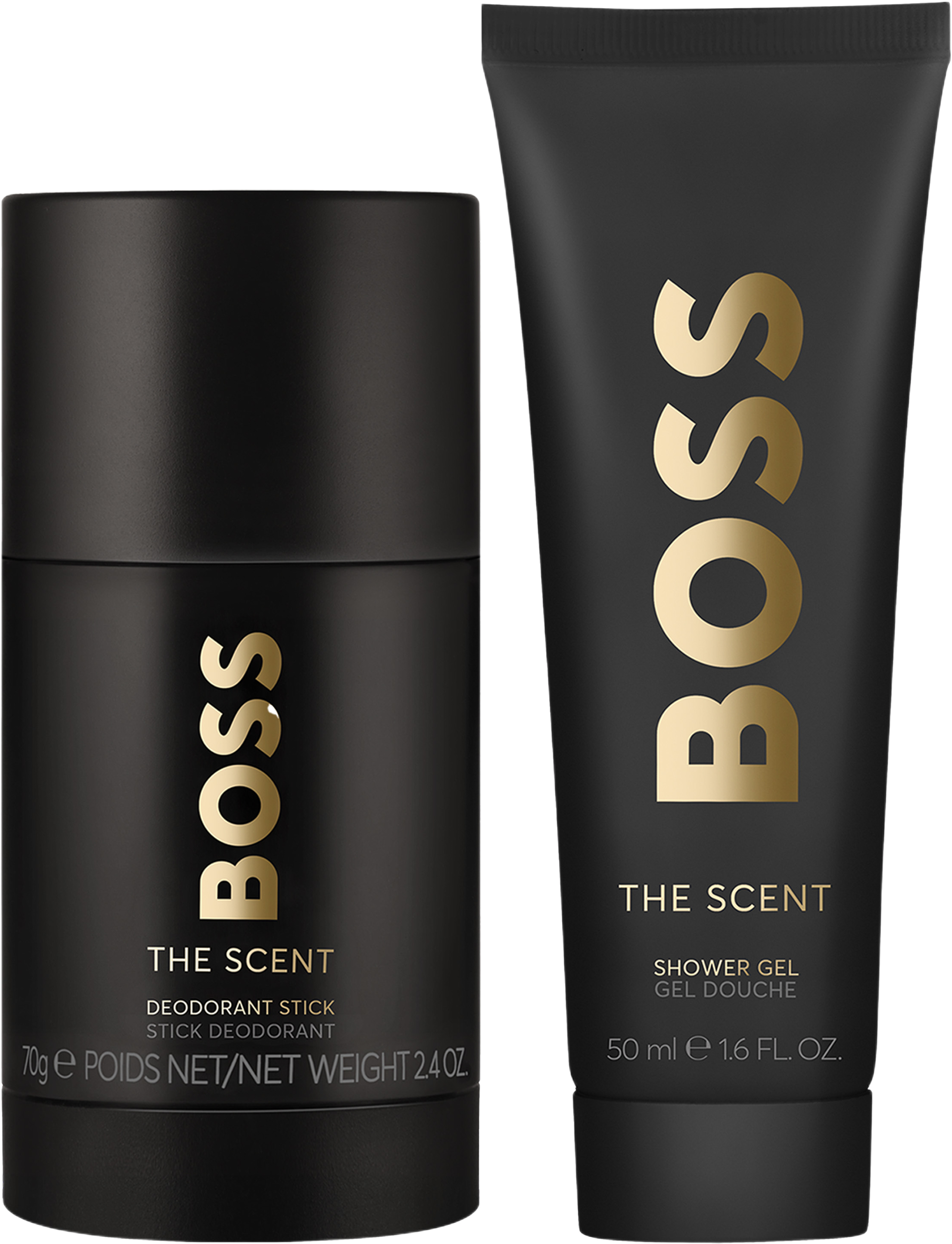 Gift Set The Scent Deo Stick + Shower Gel, från HUGO BOSS. Klicka för att öppna bilden i stort format