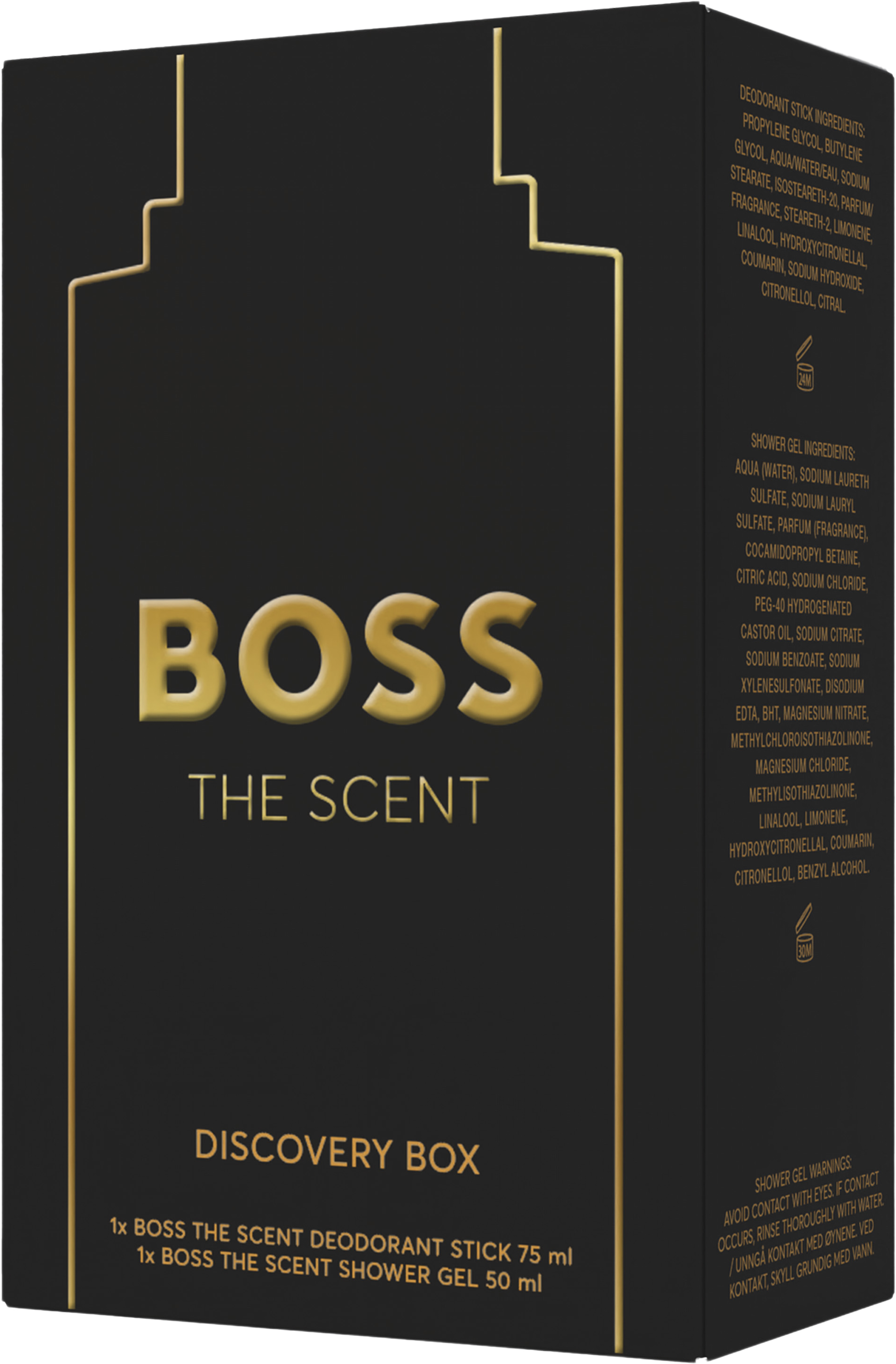 Gift Set The Scent Deo Stick + Shower Gel, från HUGO BOSS. Klicka för att öppna bilden i stort format