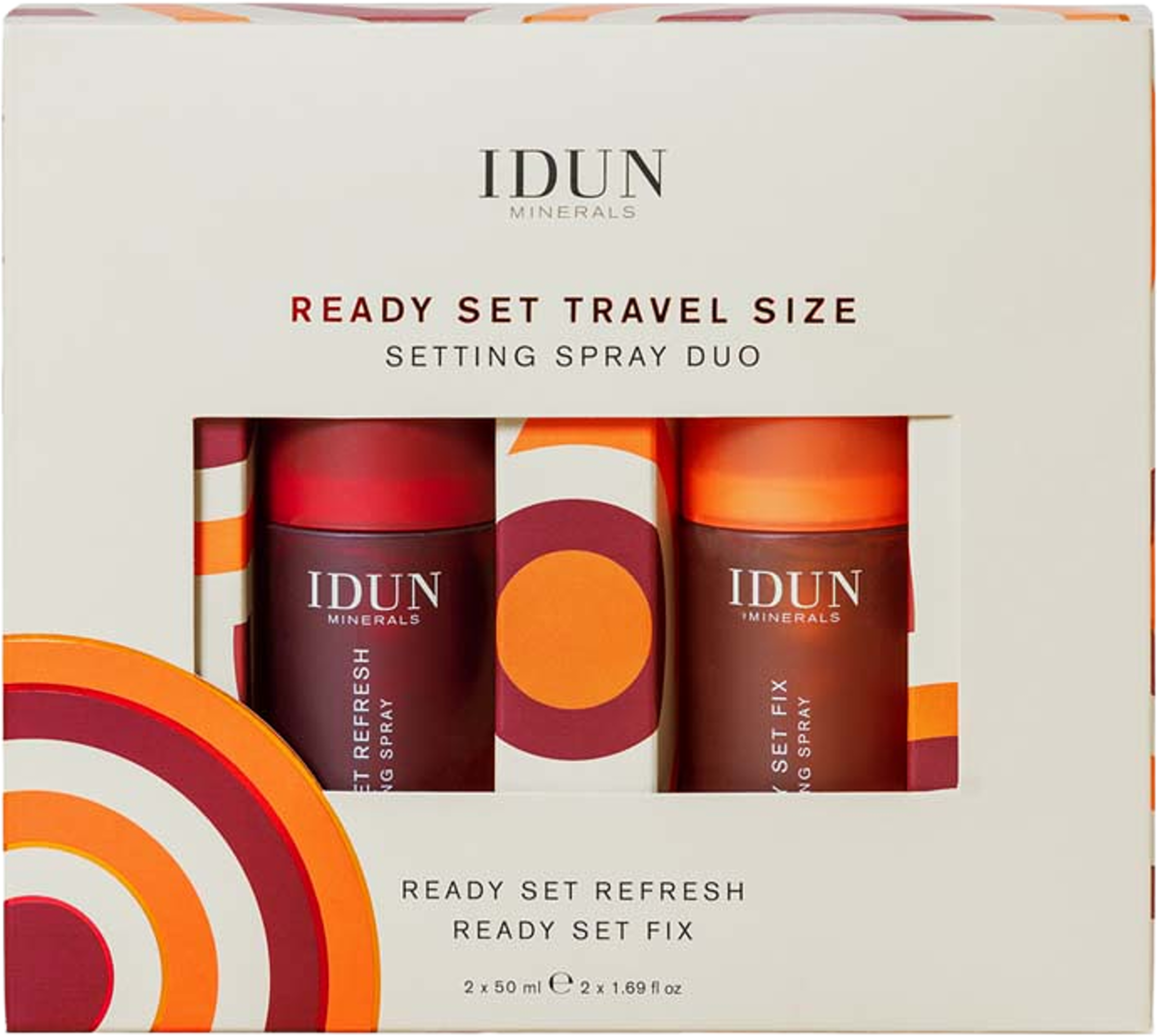 Setting Spray Travel Size Duo, från IDUN Minerals. Klicka för att öppna bilden i stort format
