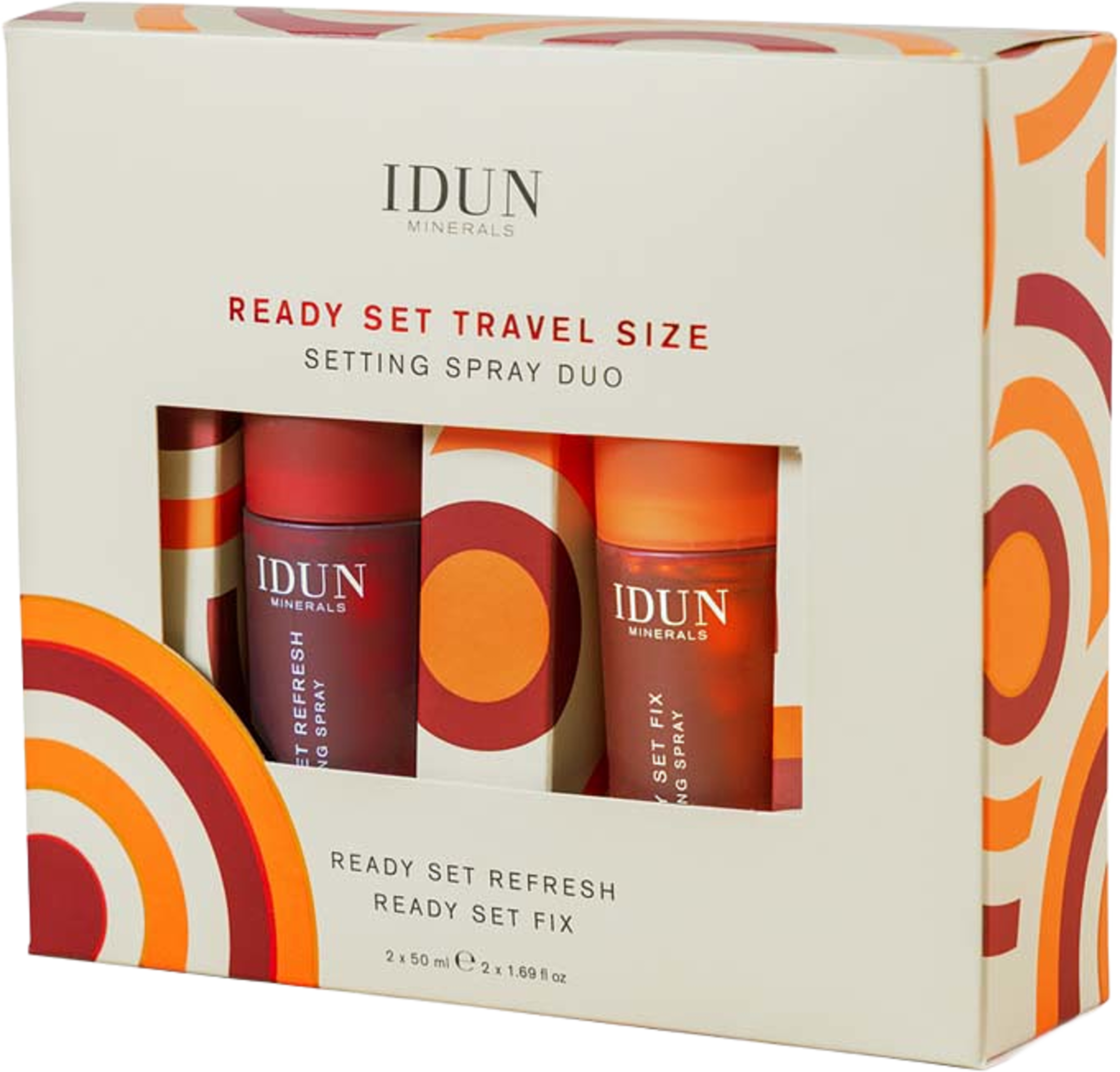 Setting Spray Travel Size Duo, från IDUN Minerals. Klicka för att öppna bilden i stort format