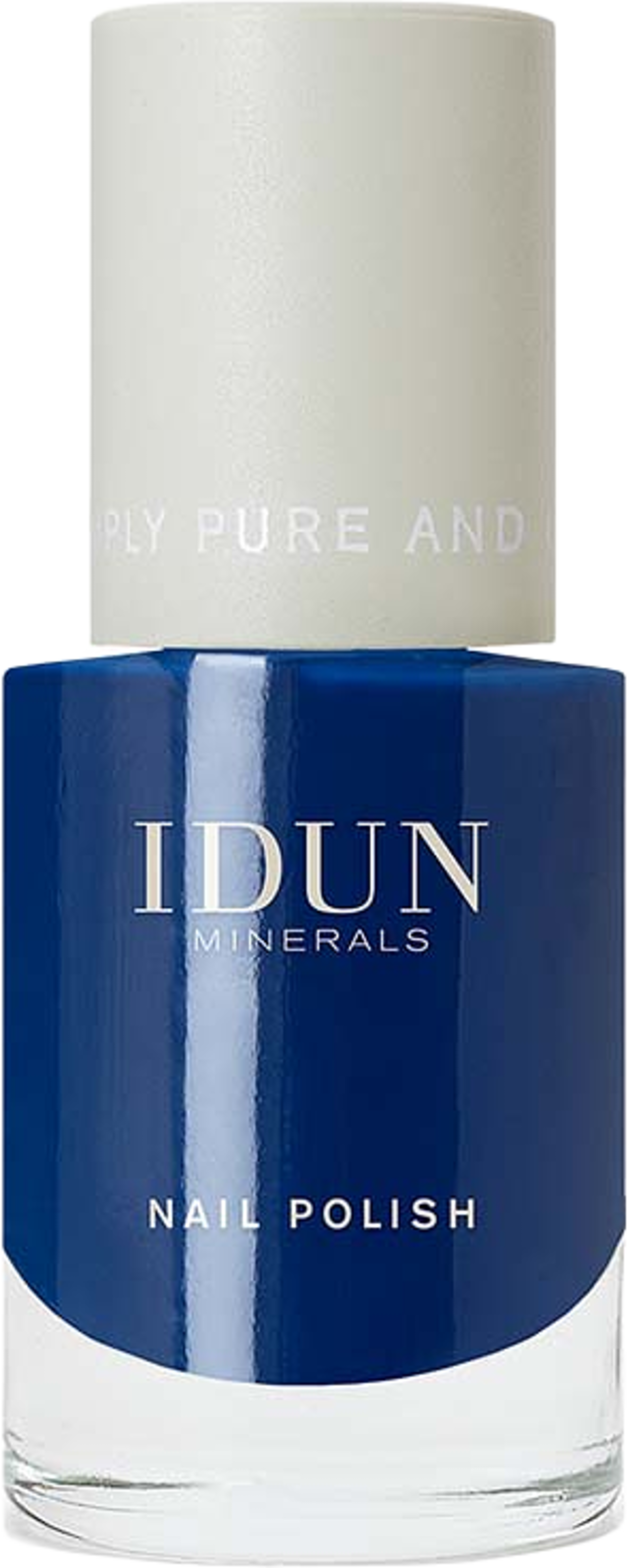 Nail polish, från IDUN Minerals, i färgen Safir. Klicka för att öppna bilden i stort format