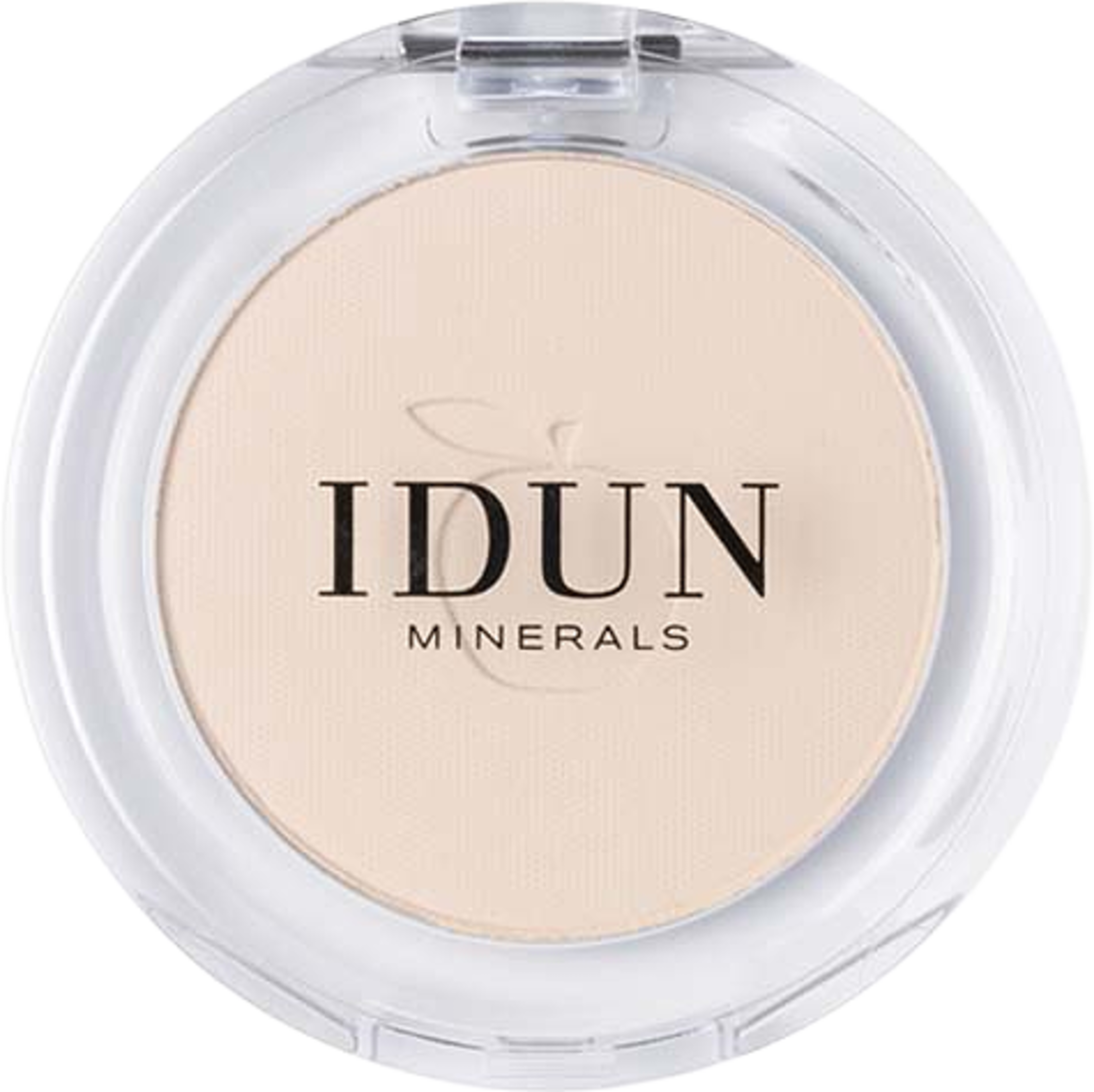 Mineral Single Eyeshadow, från IDUN Minerals, i färgen Sandvita. Klicka för att öppna bilden i stort format