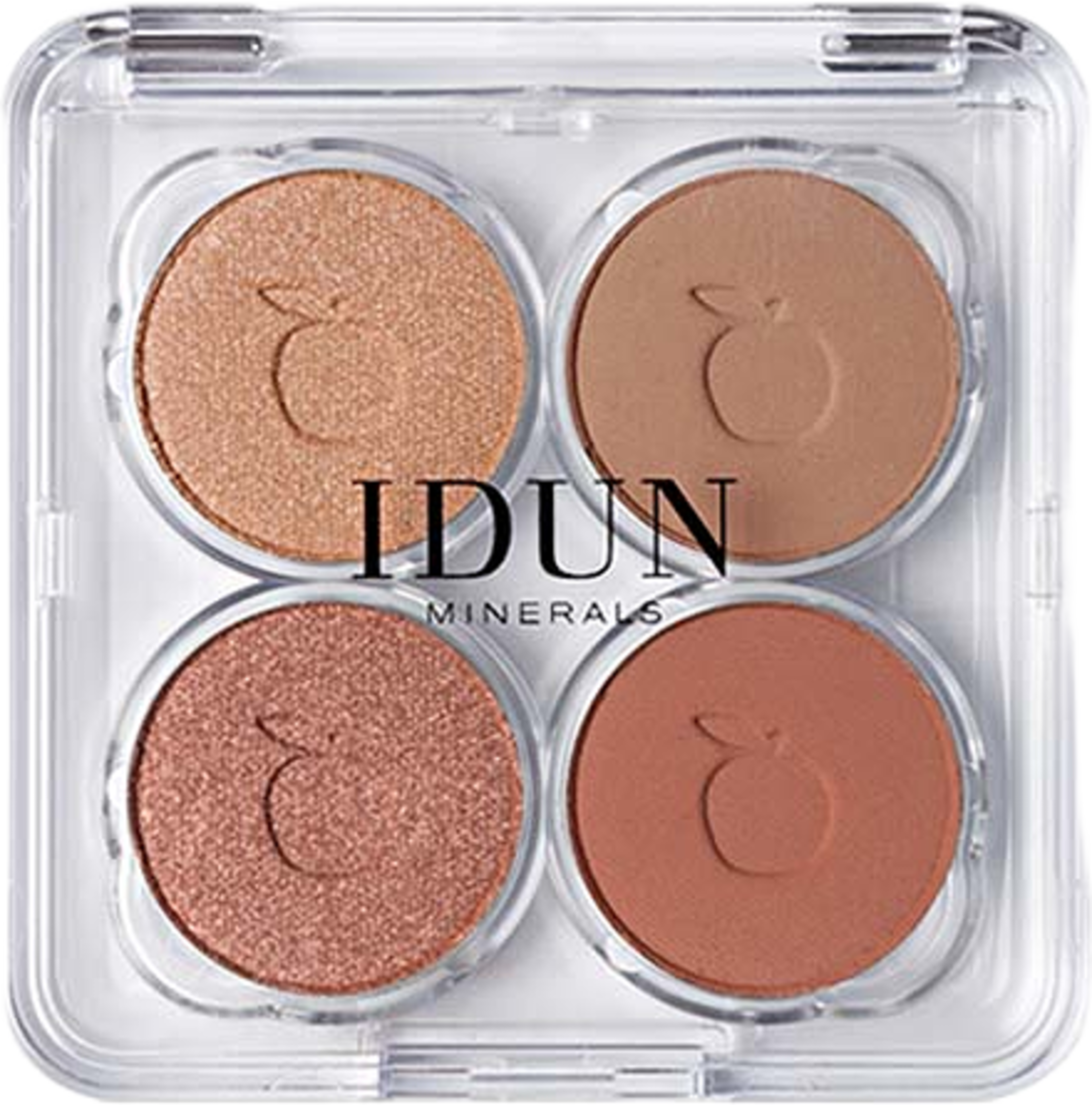 Mineral Eyeshadow Palette, från IDUN Minerals, i färgen Nyponros. Klicka för att öppna bilden i stort format