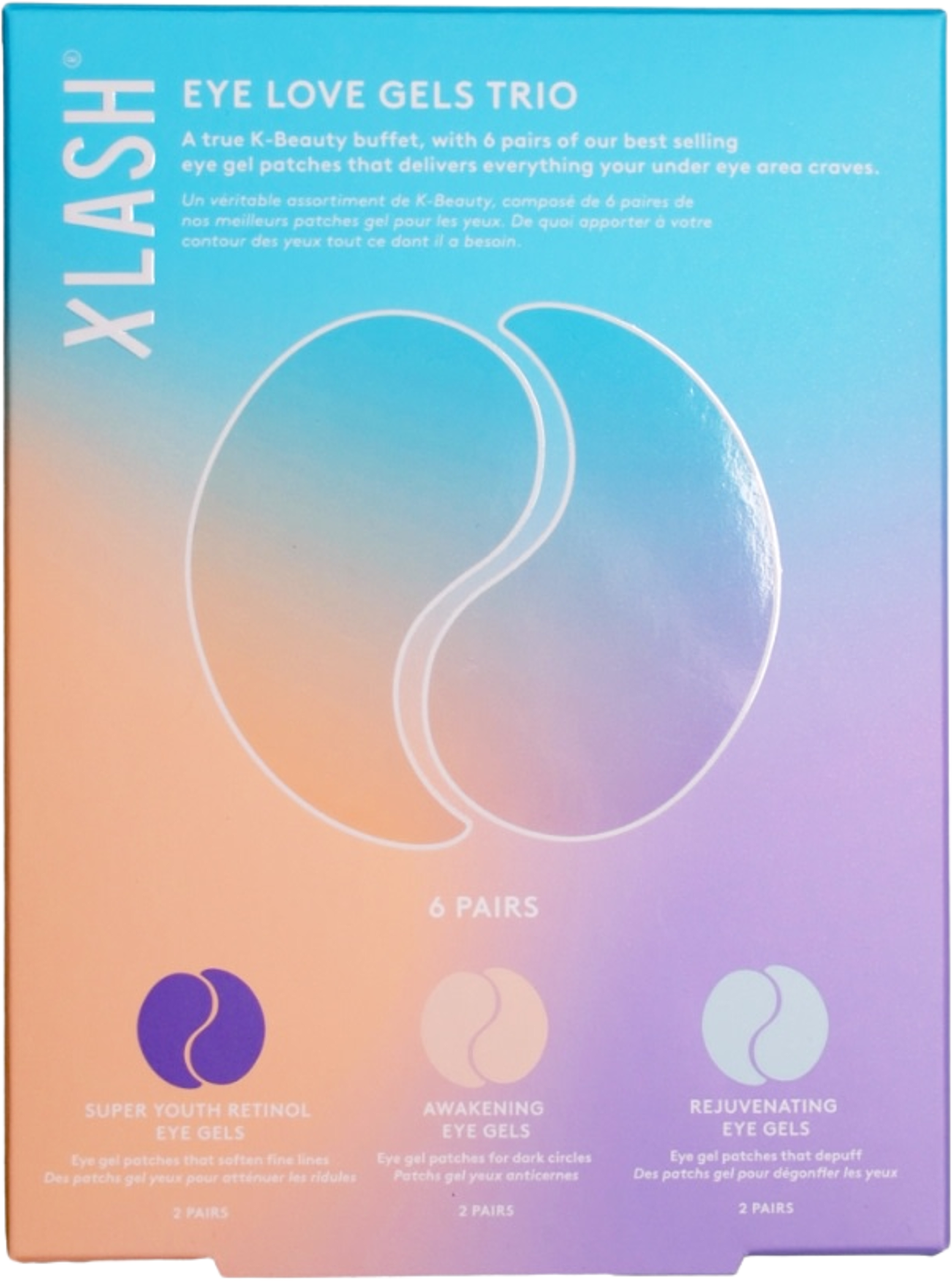 Eye love gels trio, från Xlash. Klicka för att öppna bilden i stort format