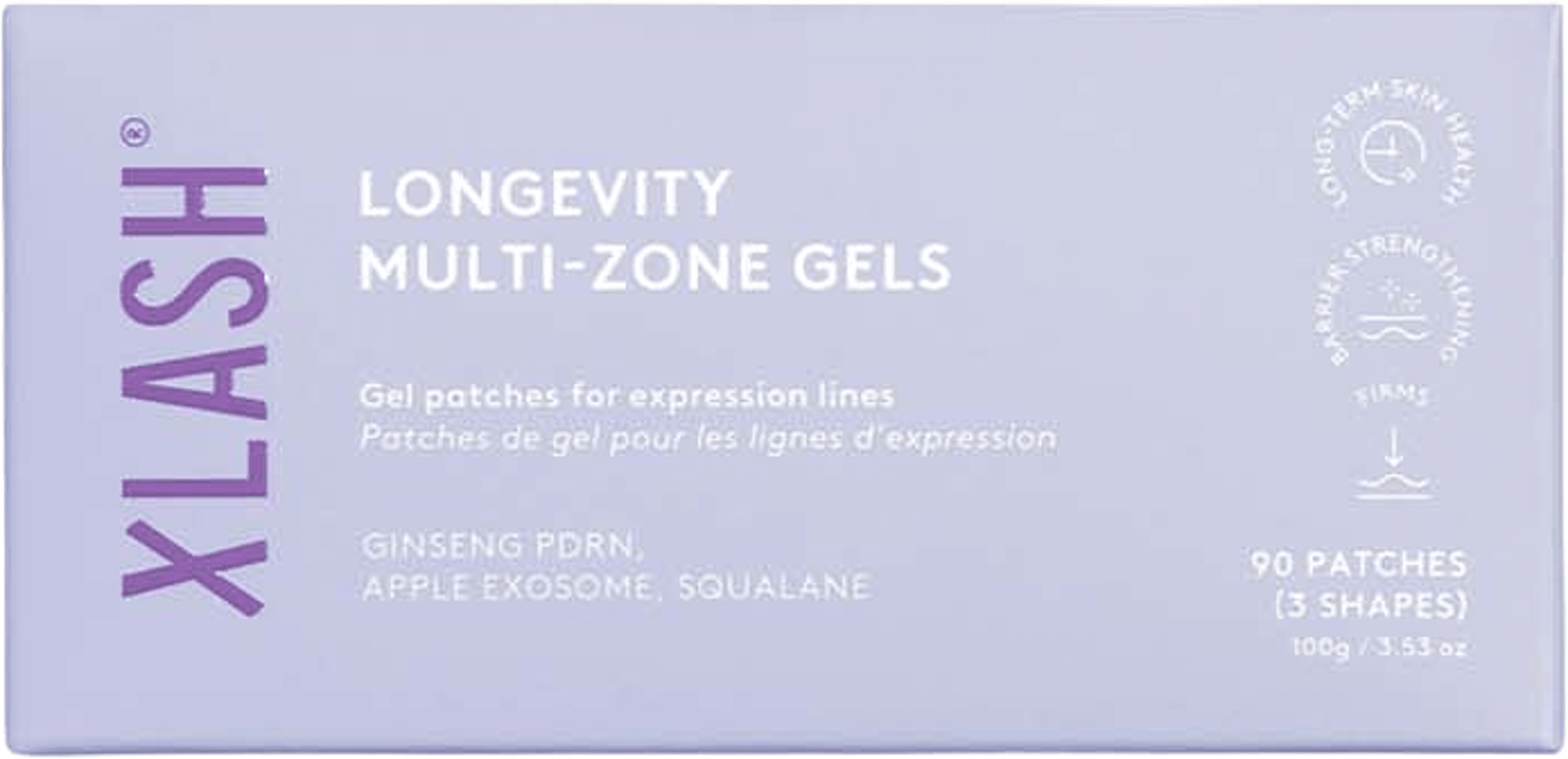 Xlash Longevity Multi-zone gels, från Xlash. Klicka för att öppna bilden i stort format
