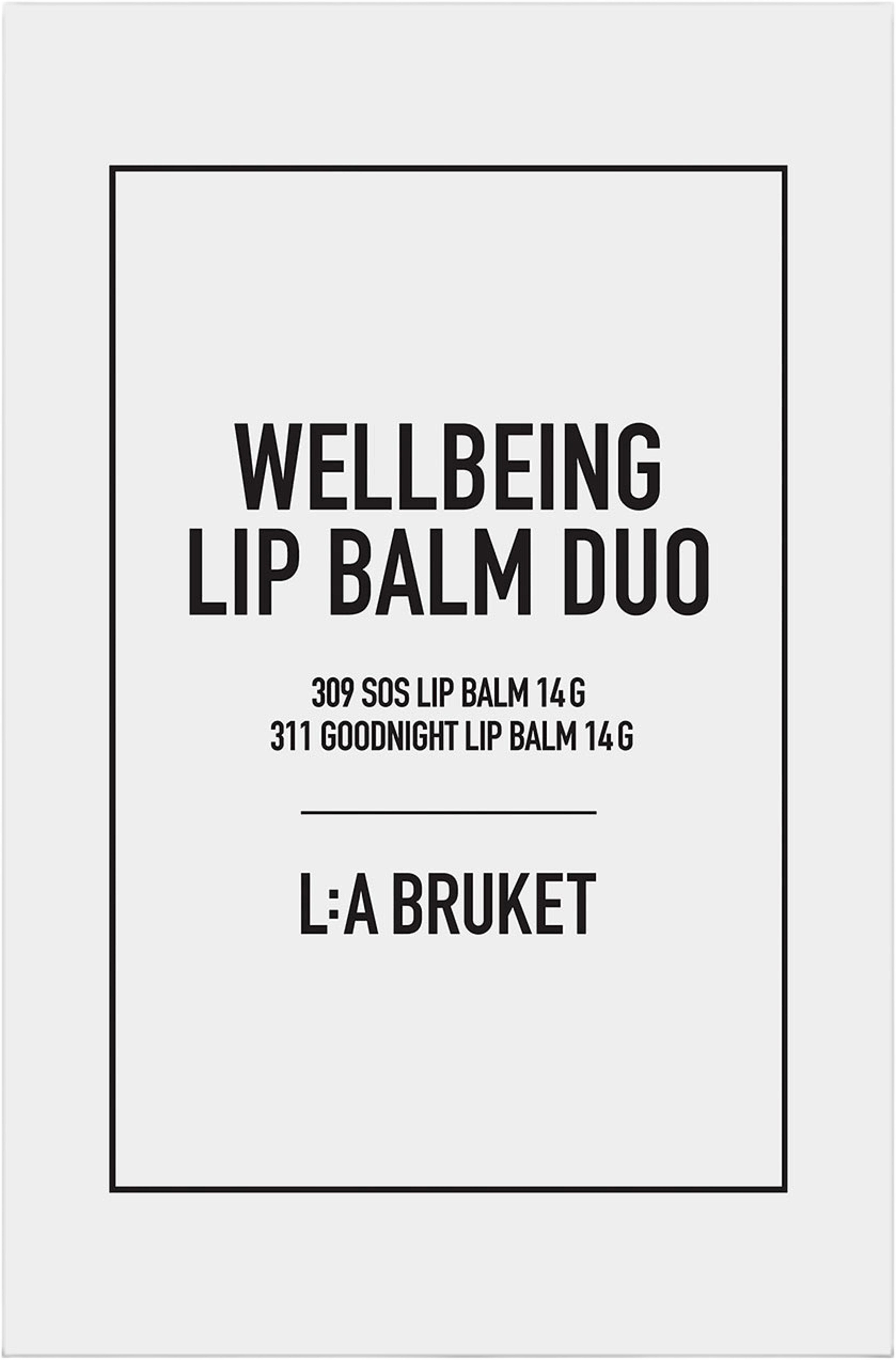 324 Wellbeing Läppbalsam Duo