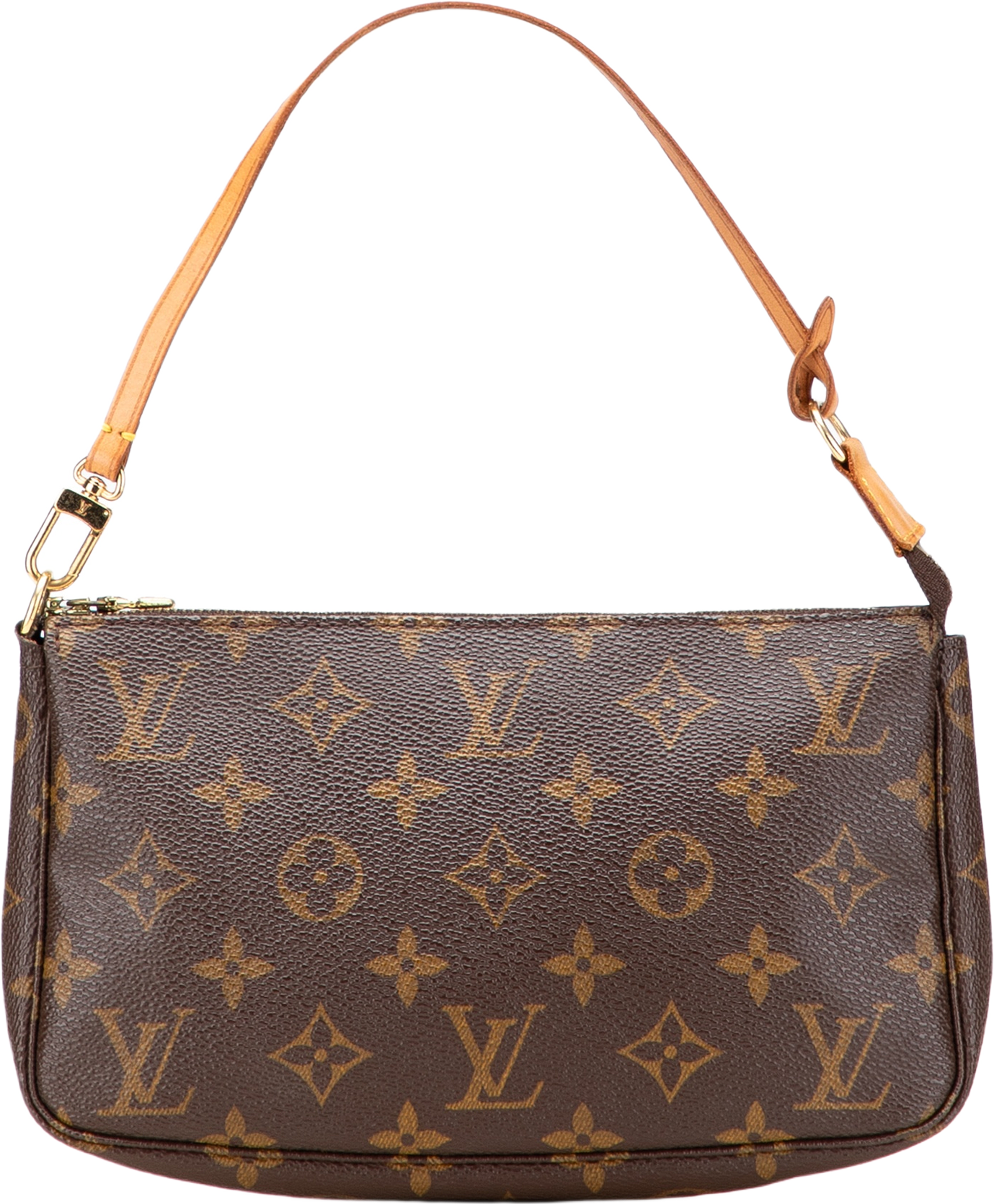 Louis Vuitton Monogram Pochette Accessoires, från Luxclusif, i färgen brown. Klicka för att öppna bilden i stort format