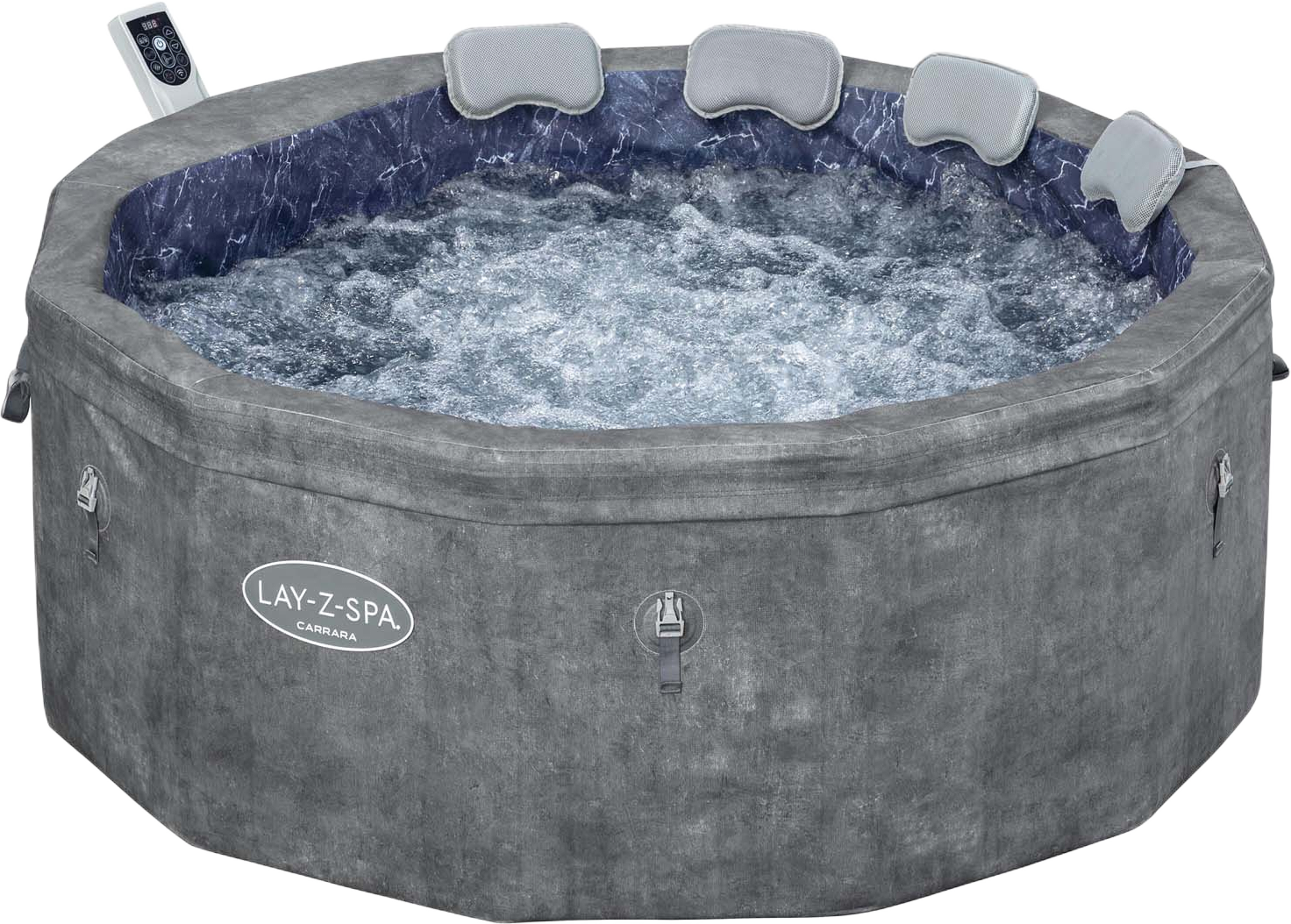 Lay-z-spa Carrara Thermacore 1,70 X 0,65 M, från Bestway, i färgen grå. Klicka för att öppna bilden i stort format