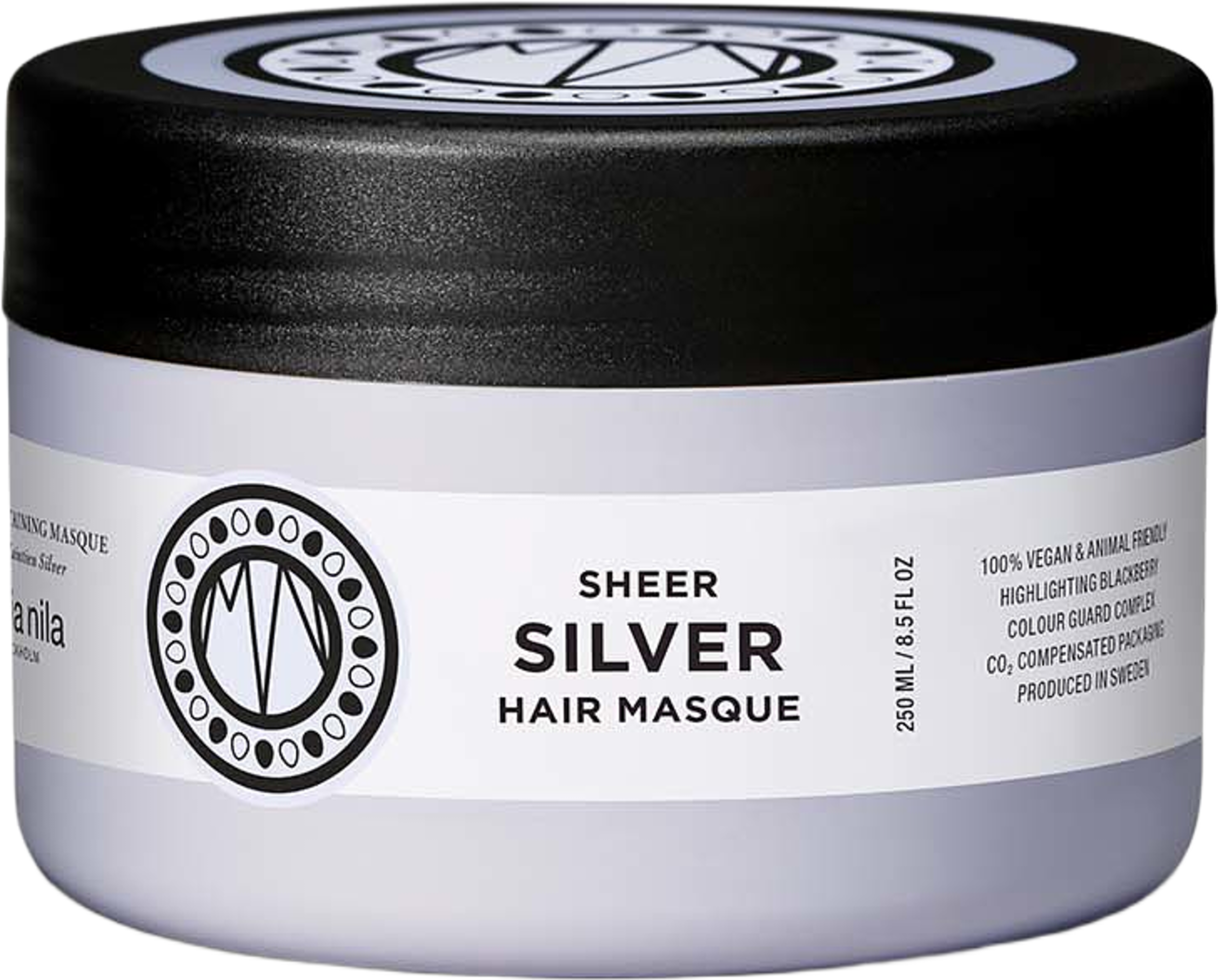 Sheer Silver Masque, från Maria Nila, i färgen Silver. Klicka för att öppna bilden i stort format