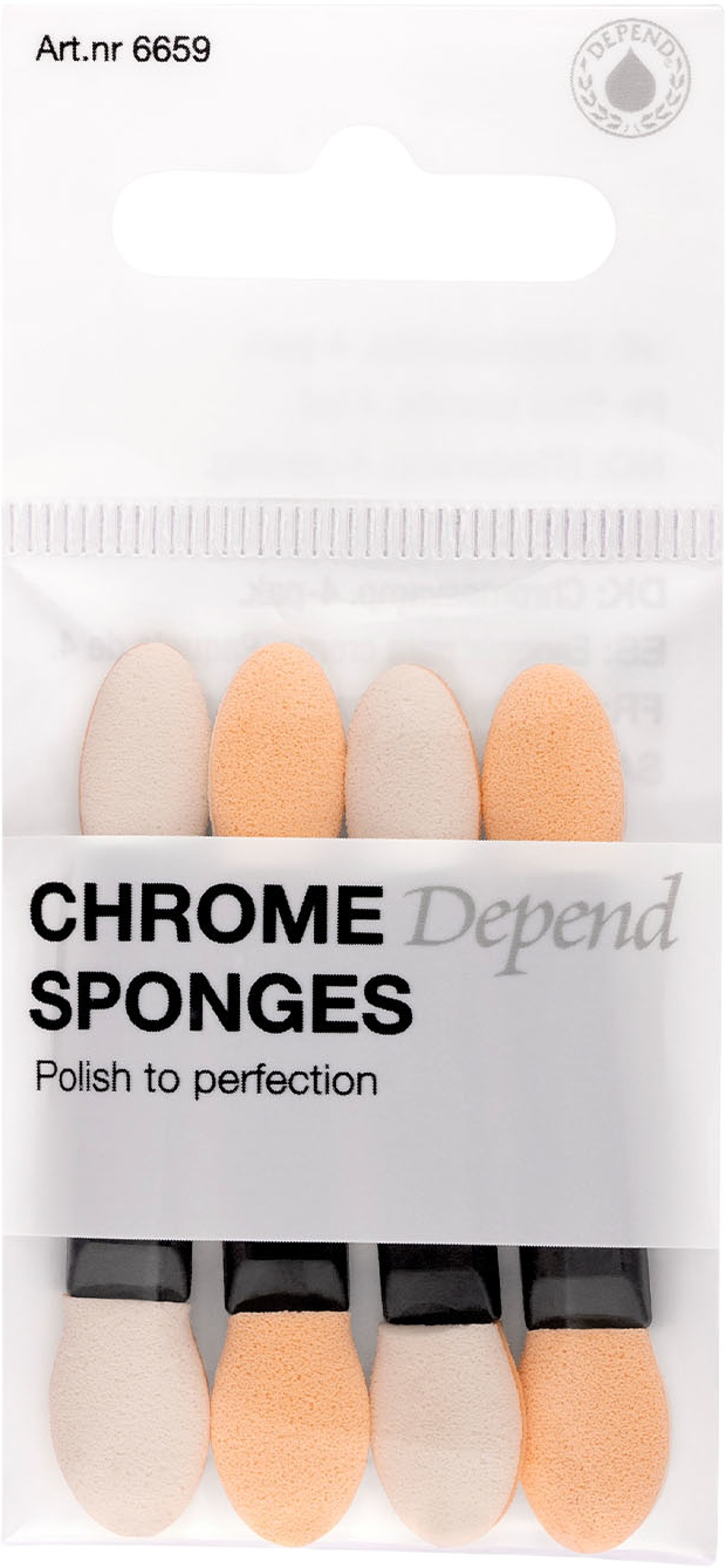 Chrome Sponges 4-pack