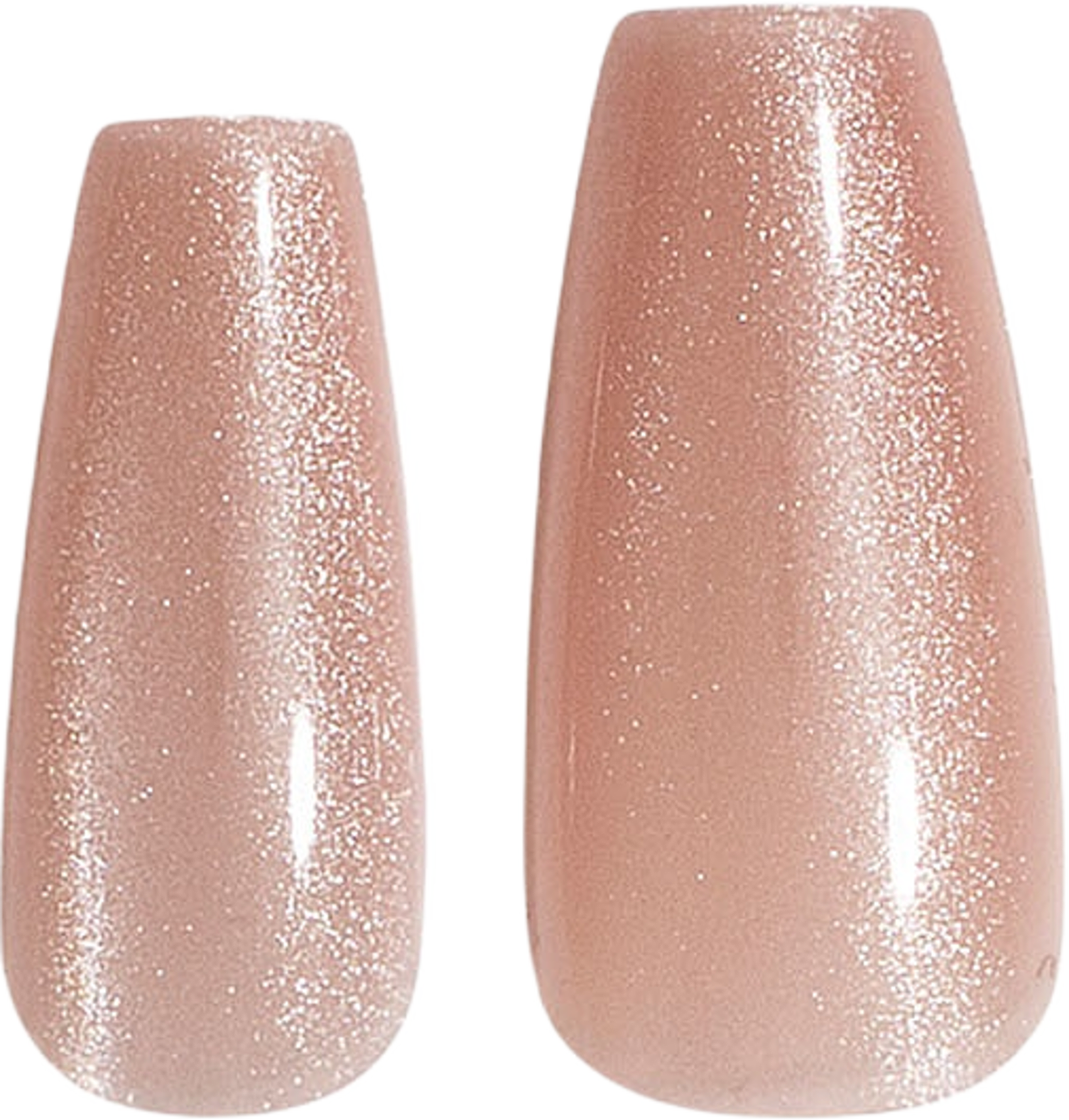Design Selection Nude Shimmer Coffin