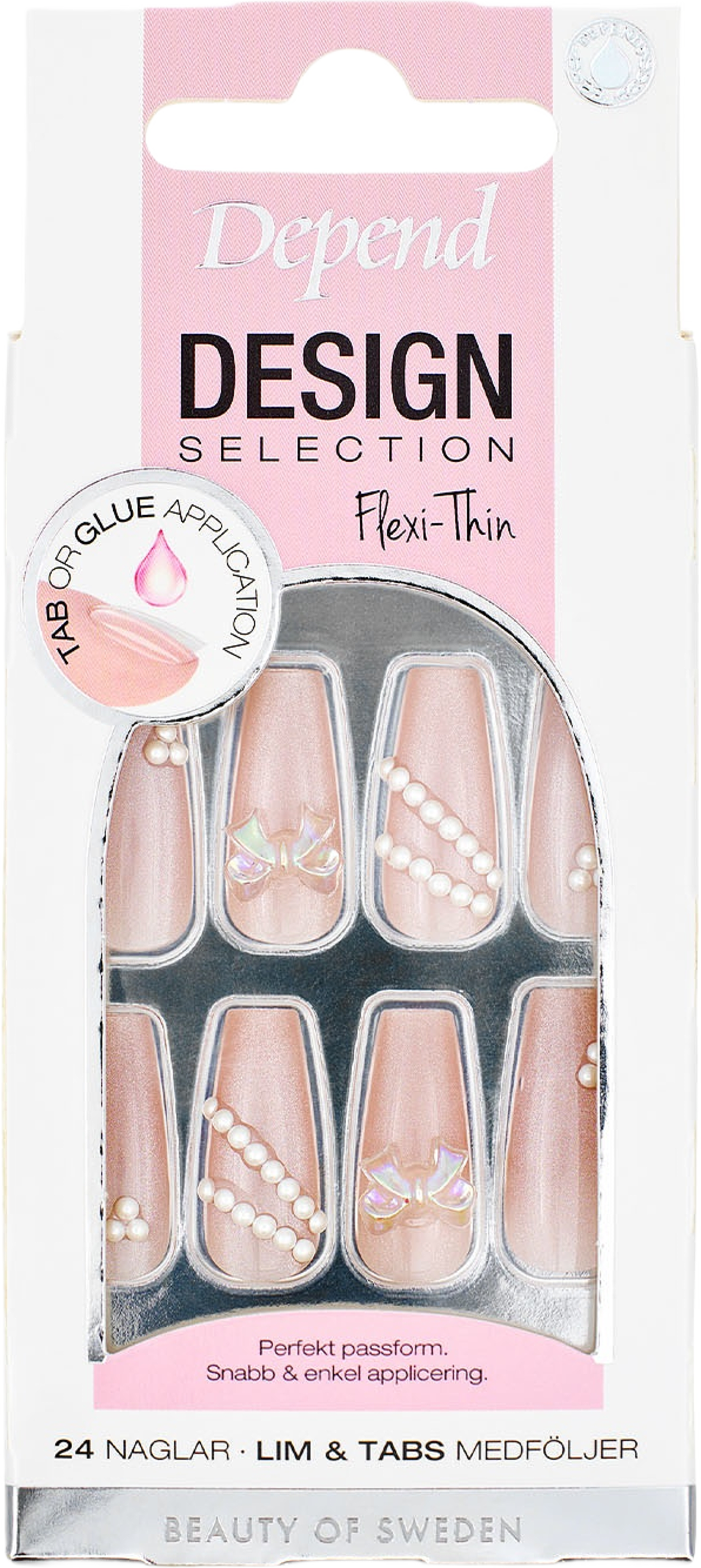 Design Selection Pink Shimmer Decor Coffin