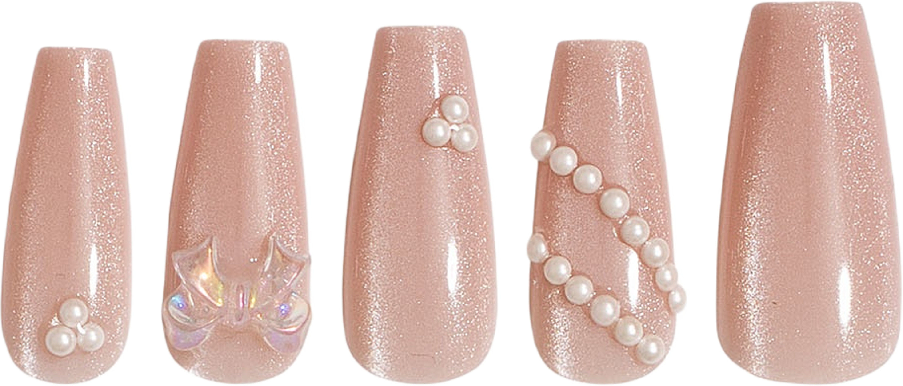 Design Selection Pink Shimmer Decor Coffin