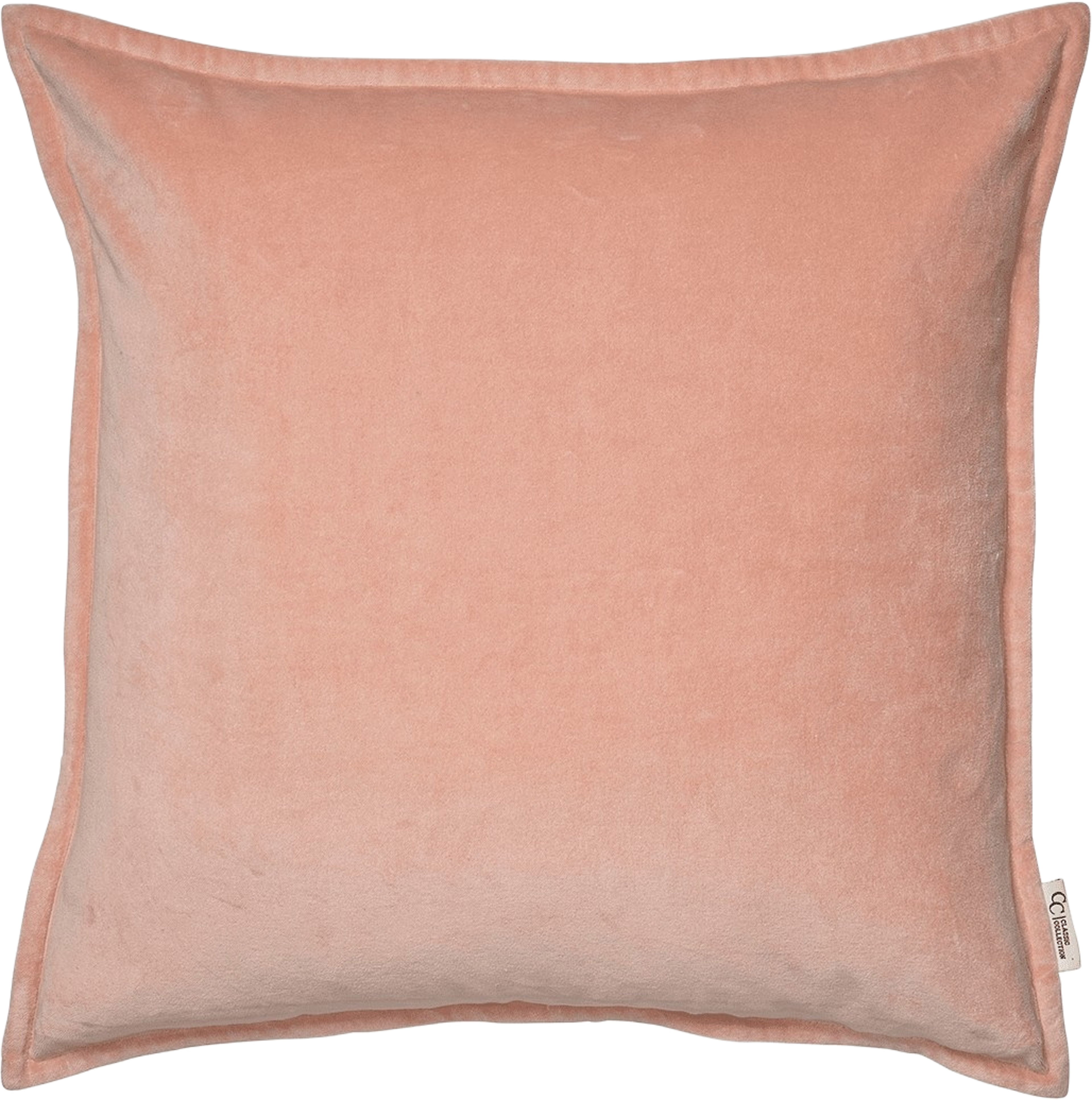 Kuddfodral Classic Velvet 50x50 cm, från Classic Collection, i färgen coral. Klicka för att öppna bilden i stort format