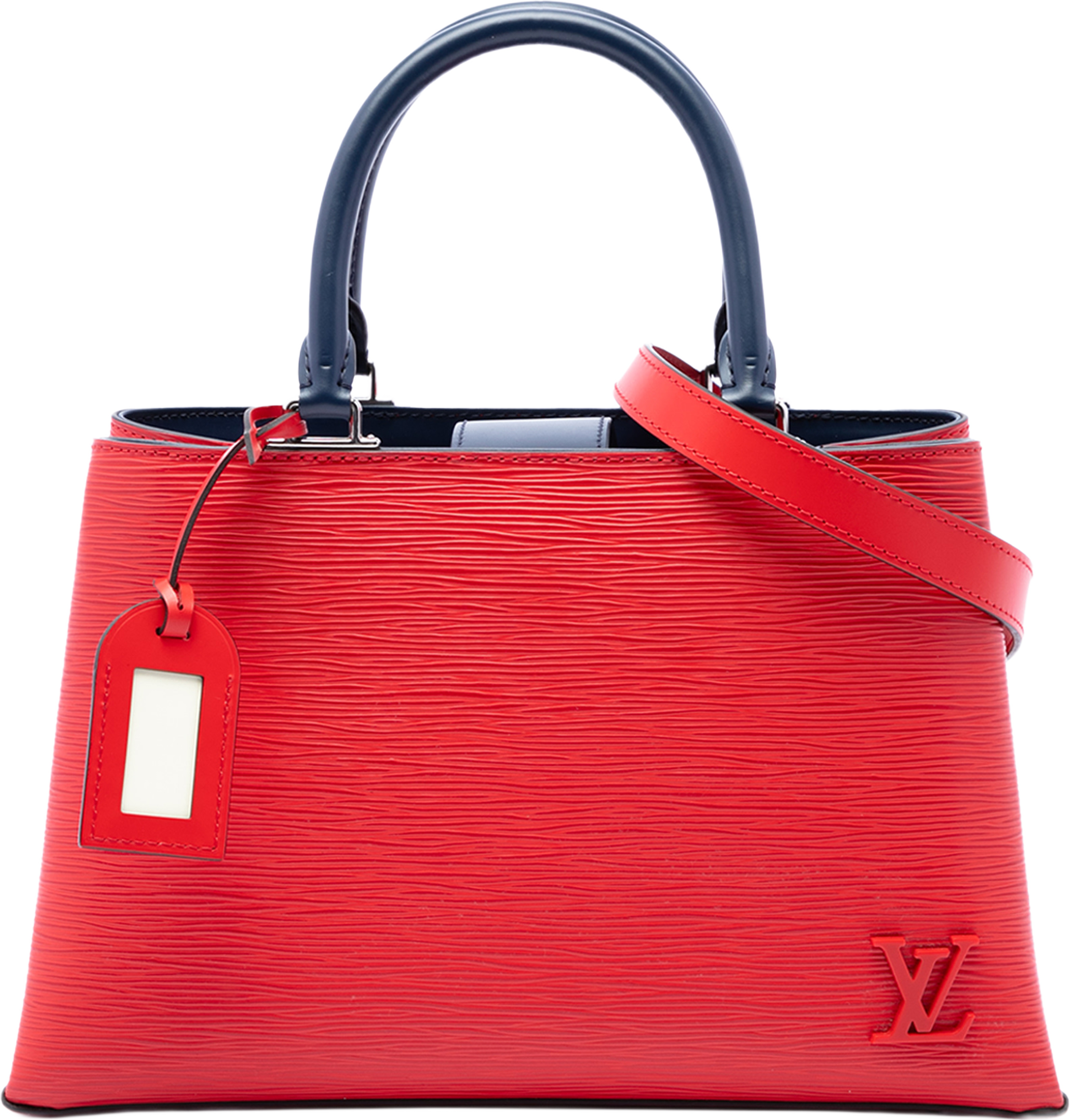 Louis Vuitton Epi Kleber Pm, från Luxclusif, i färgen röd. Klicka för att öppna bilden i stort format