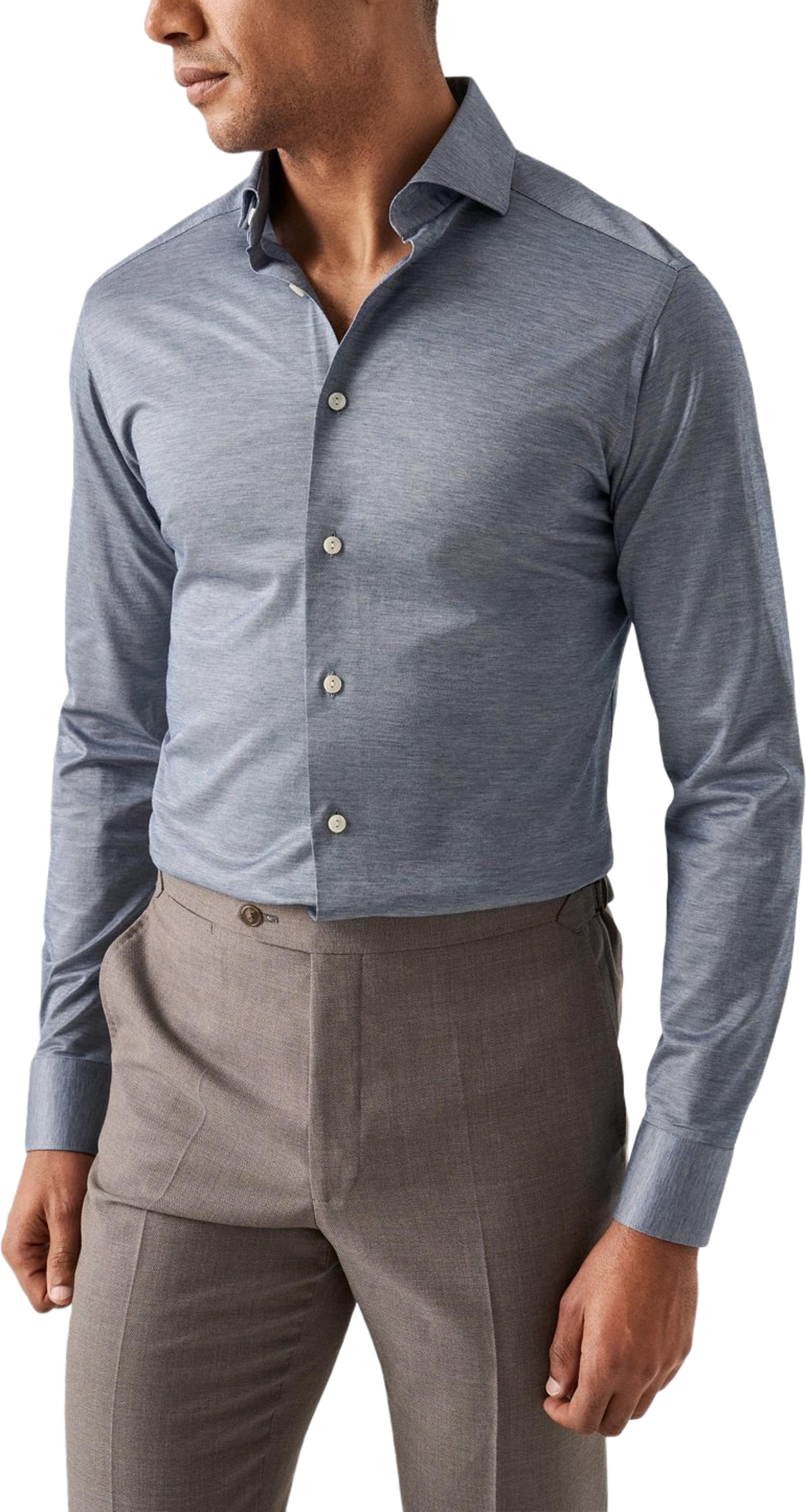 Filo Di Scozia Oxford-skjorta Slim Fit