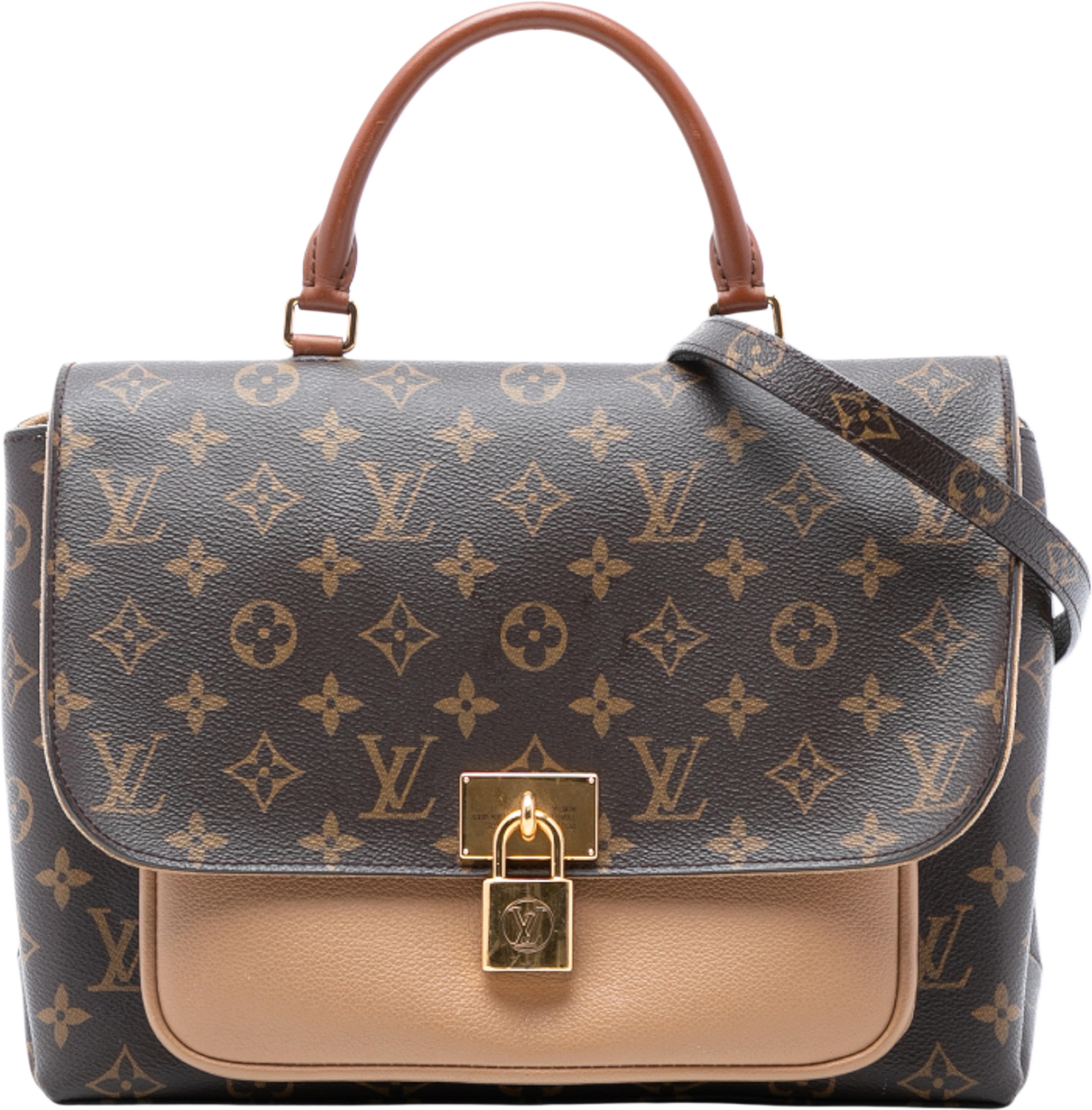 Louis Vuitton Monogram Marignan, från Luxclusif, i färgen brown. Klicka för att öppna bilden i stort format