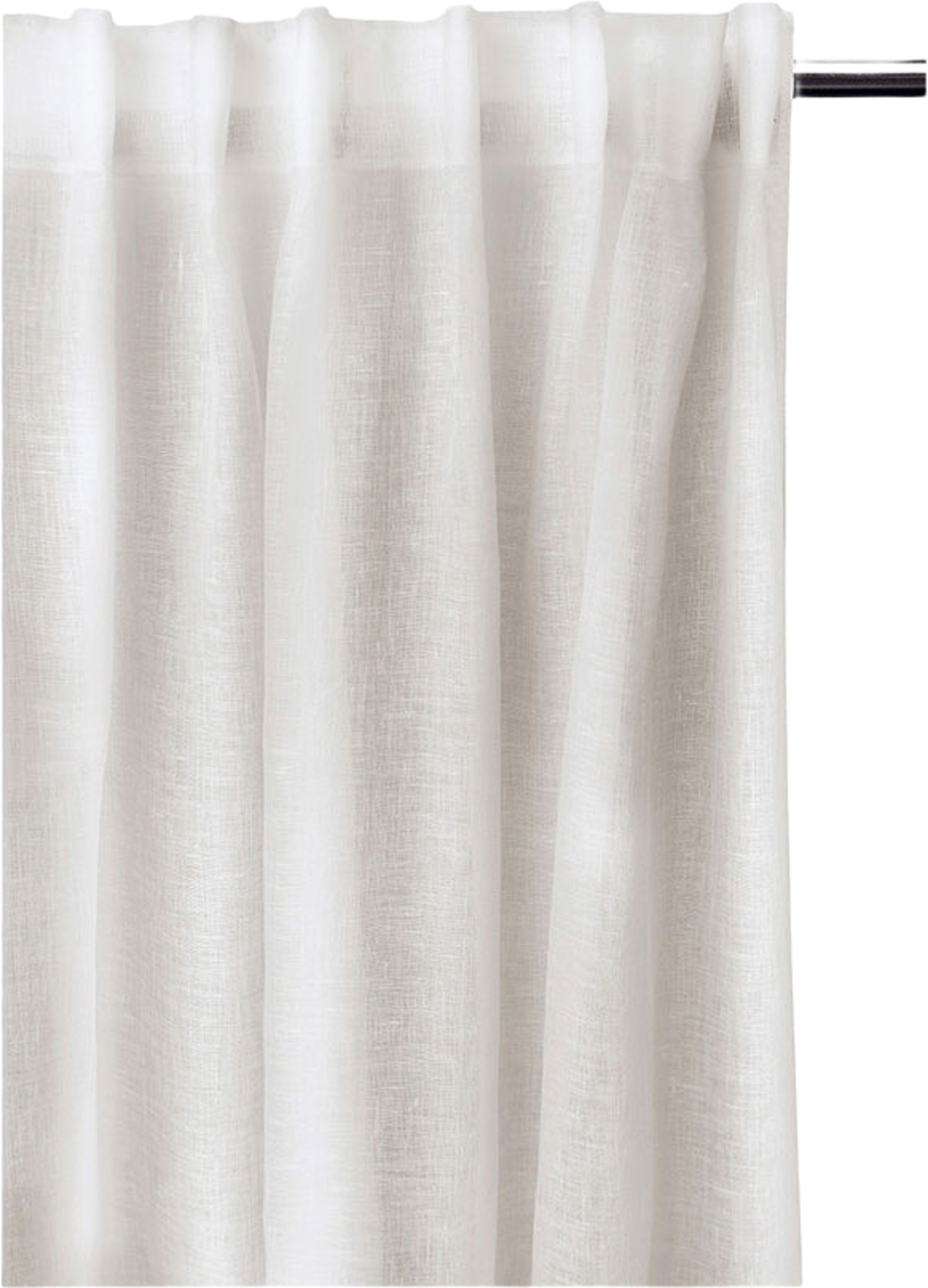 Gardin med veckband Dalsland, 145x290 cm
