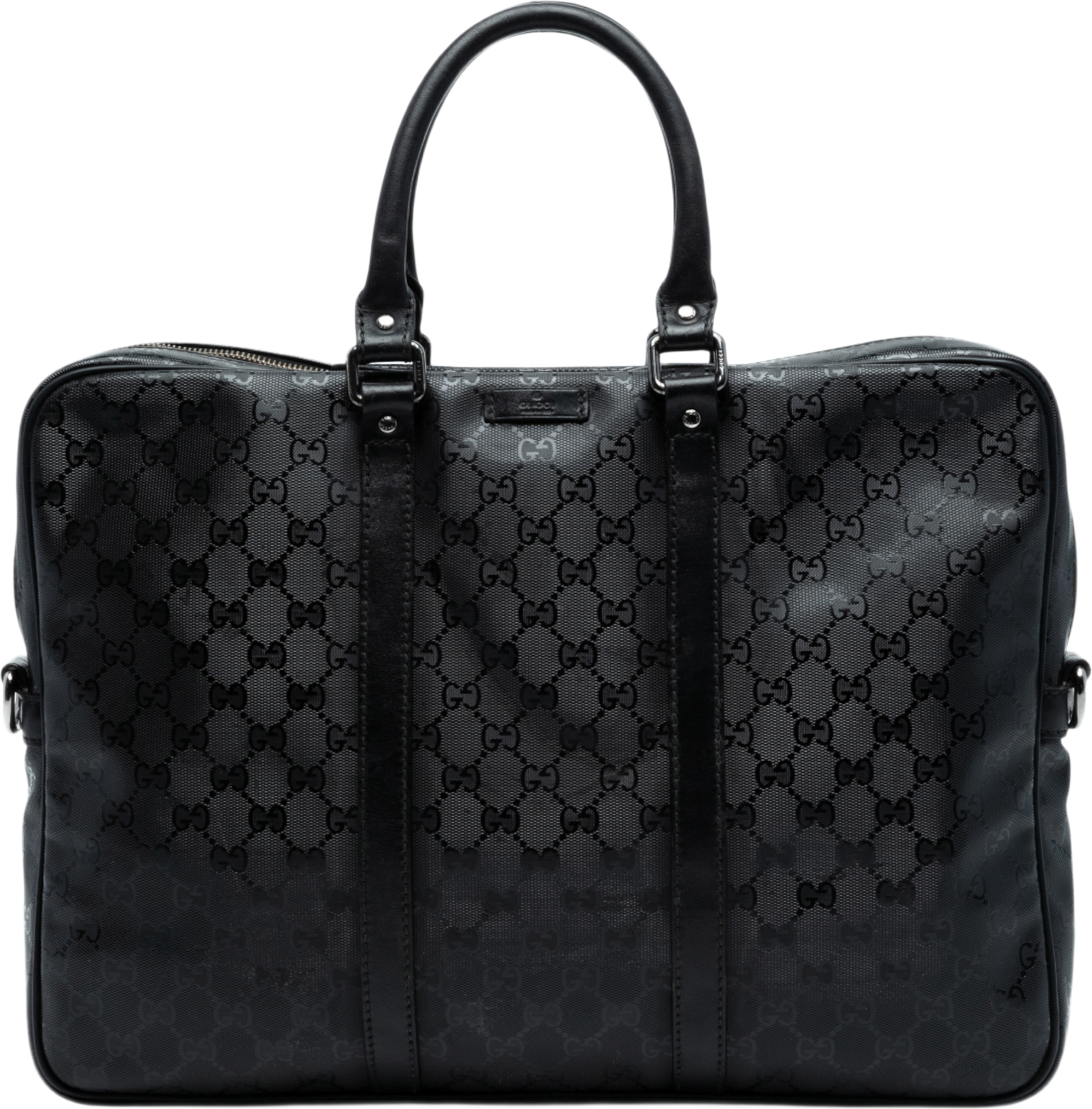 Gucci Gg Imprime Business Bag, från Luxclusif, i färgen svart. Klicka för att öppna bilden i stort format
