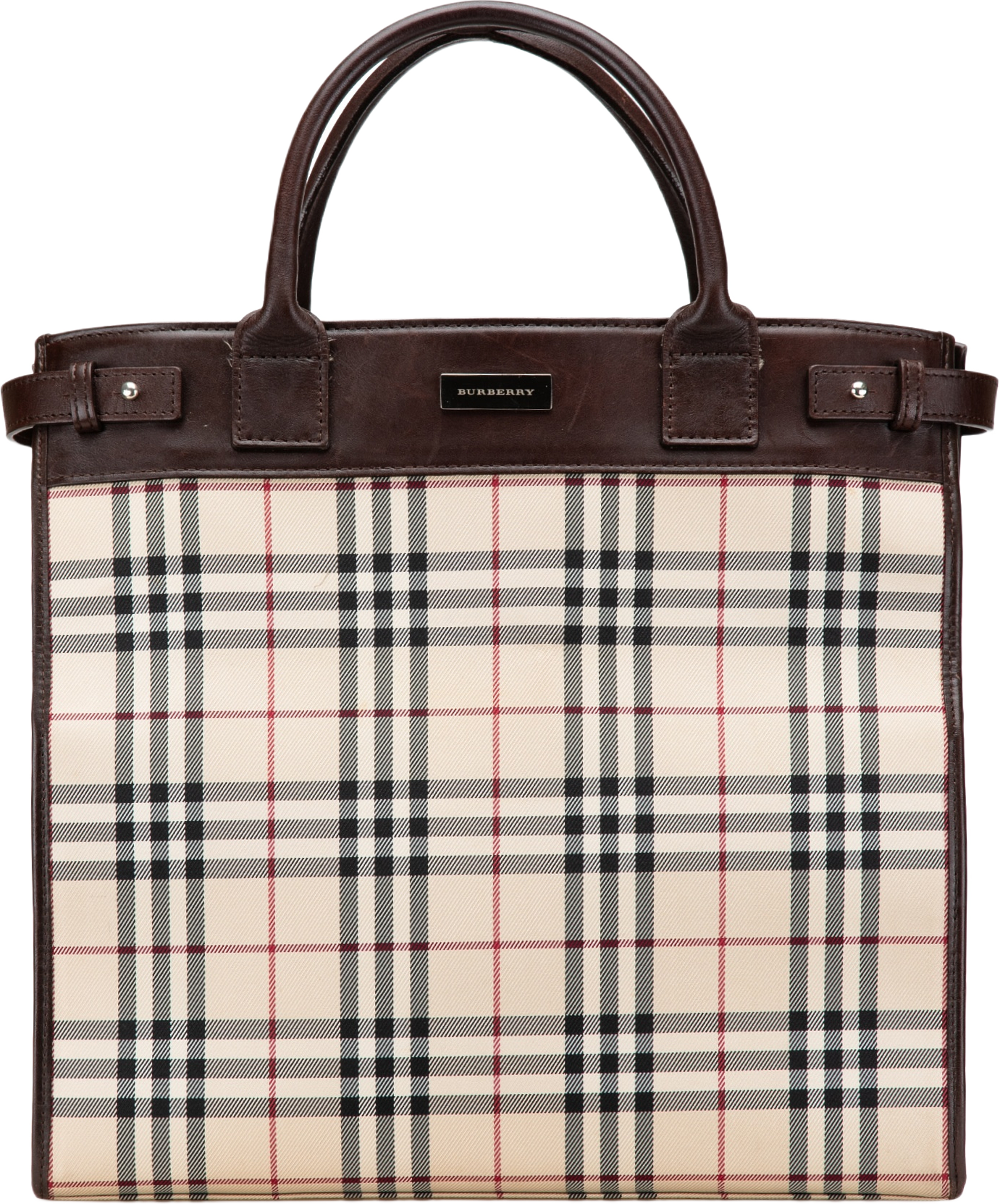 Burberry House Check Canvas Tote