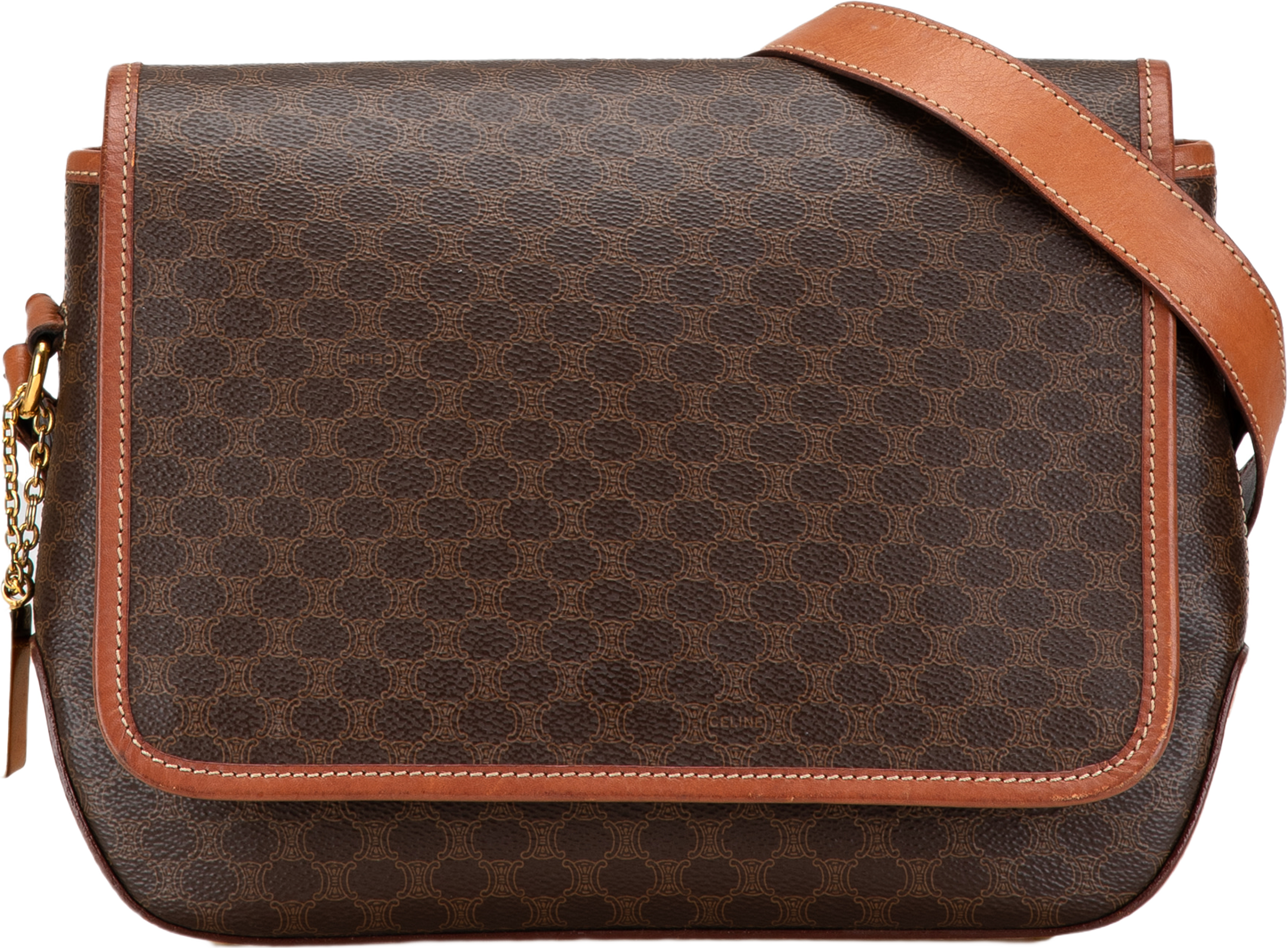 Celine Macadam Coated Canvas Crossbody