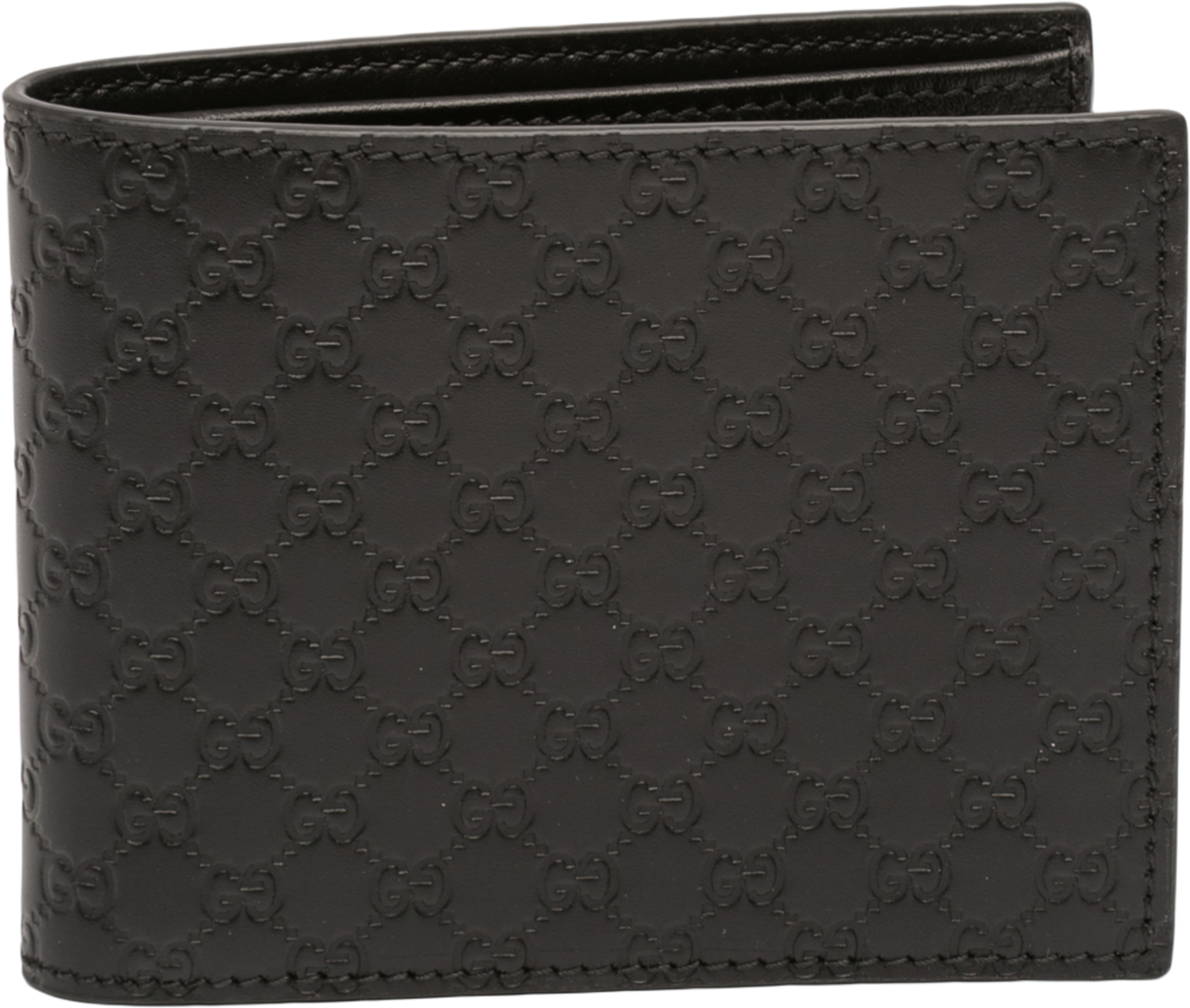 Gucci Microguccissima Bifold Wallet, från Luxclusif, i färgen black. Klicka för att öppna bilden i stort format