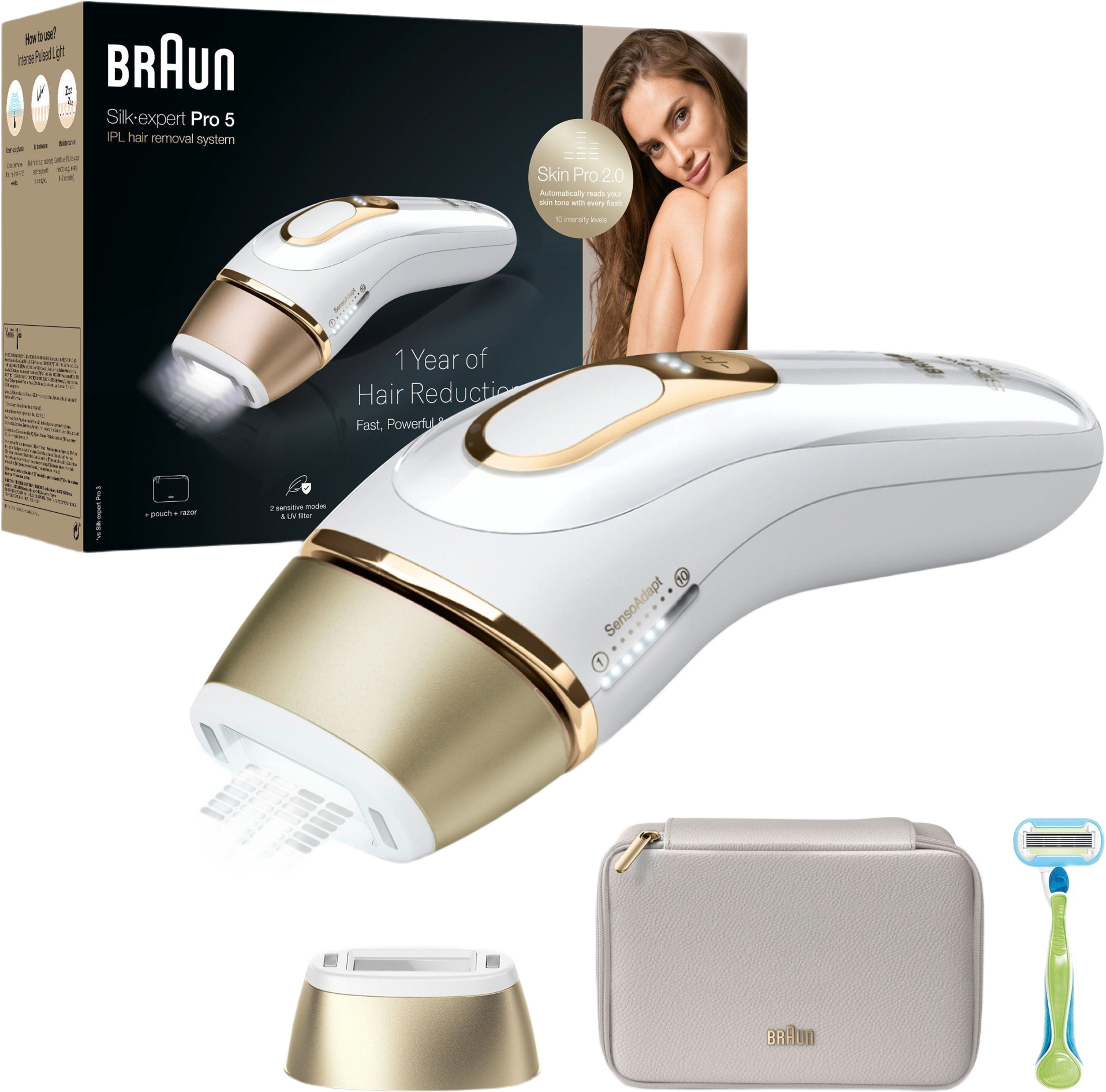 Braun IPL Silk·expert Pro 5 PL5052, Hårborttagning hemma, standardhuvud