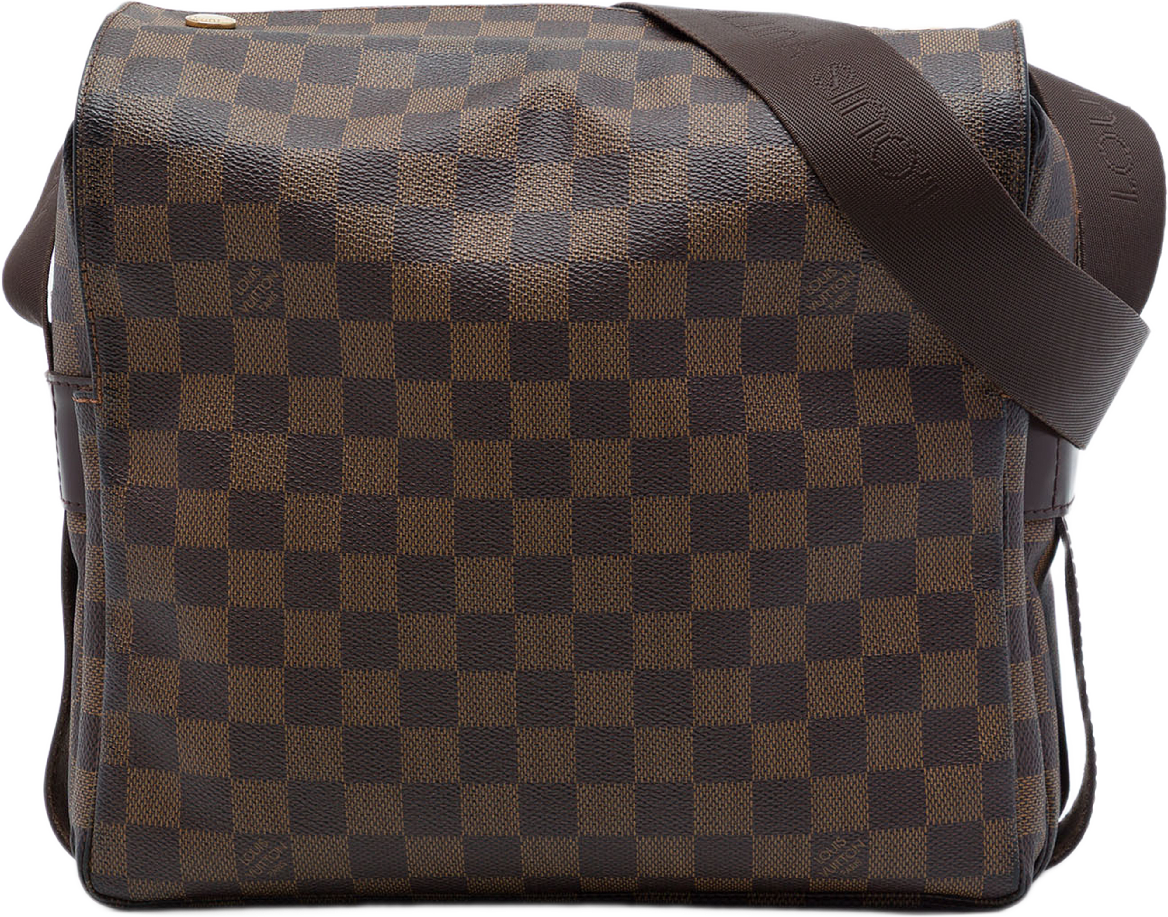 Louis Vuitton Damier Ebene Naviglio, från Luxclusif, i färgen brun. Klicka för att öppna bilden i stort format