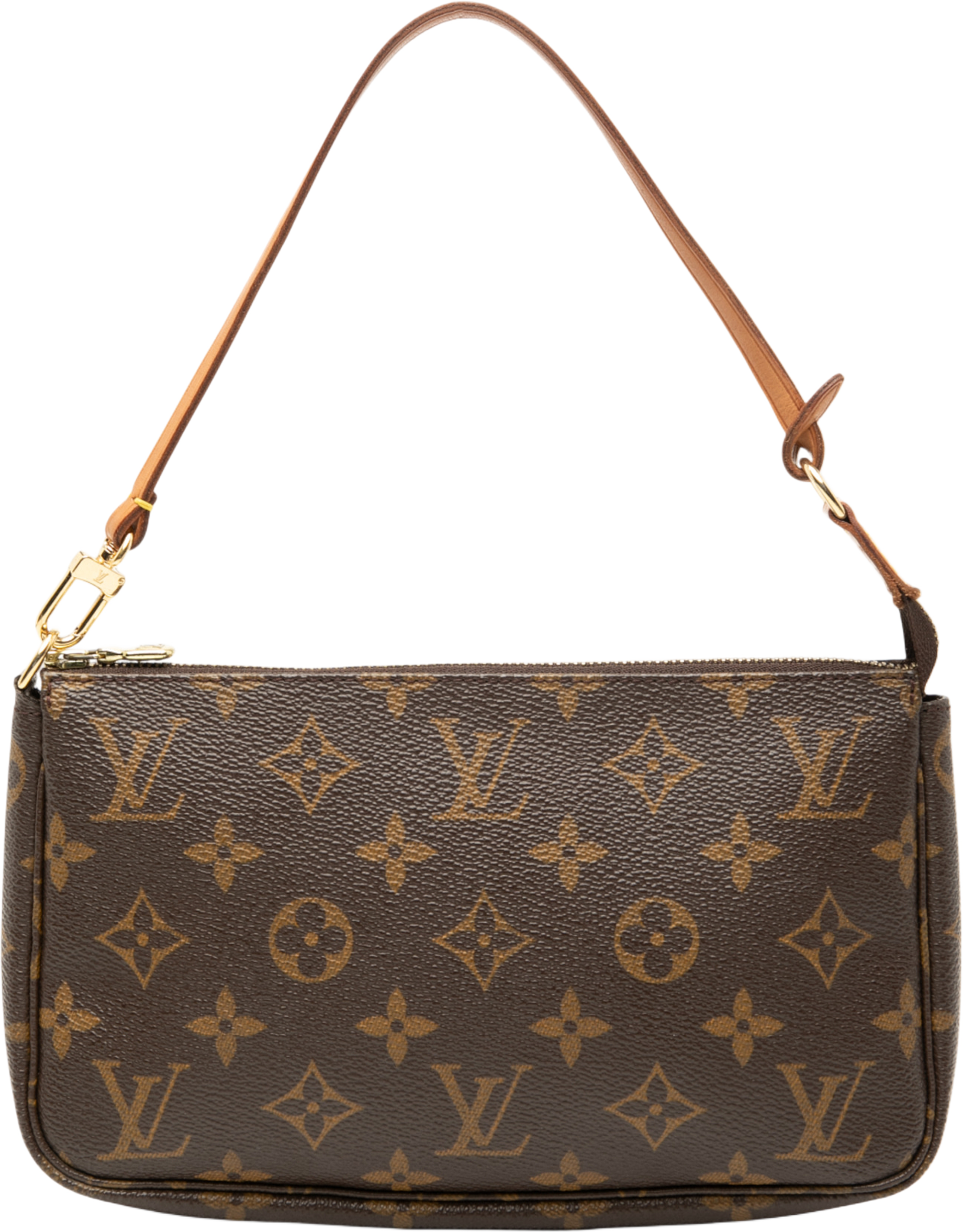 Louis Vuitton Monogram Pochette Accessoires, från Luxclusif, i färgen brown. Klicka för att öppna bilden i stort format