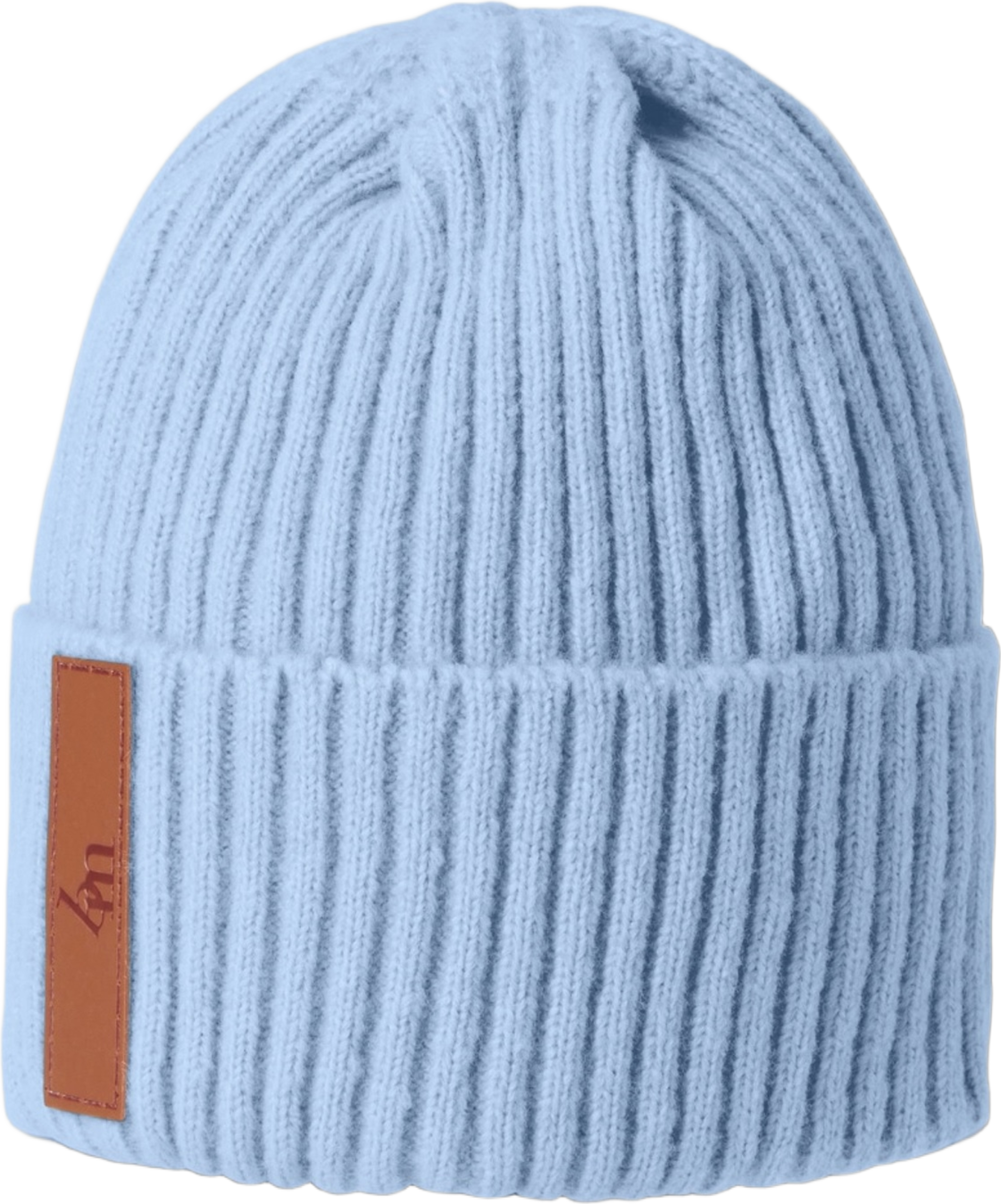 Beanie - Vuxen, från BabyMocs, i färgen ocean. Klicka för att öppna bilden i stort format