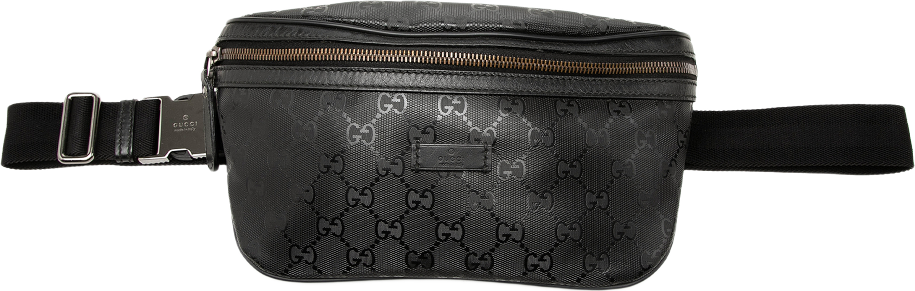 Gucci Gg Imprime Belt Bag, från Luxclusif, i färgen svart. Klicka för att öppna bilden i stort format